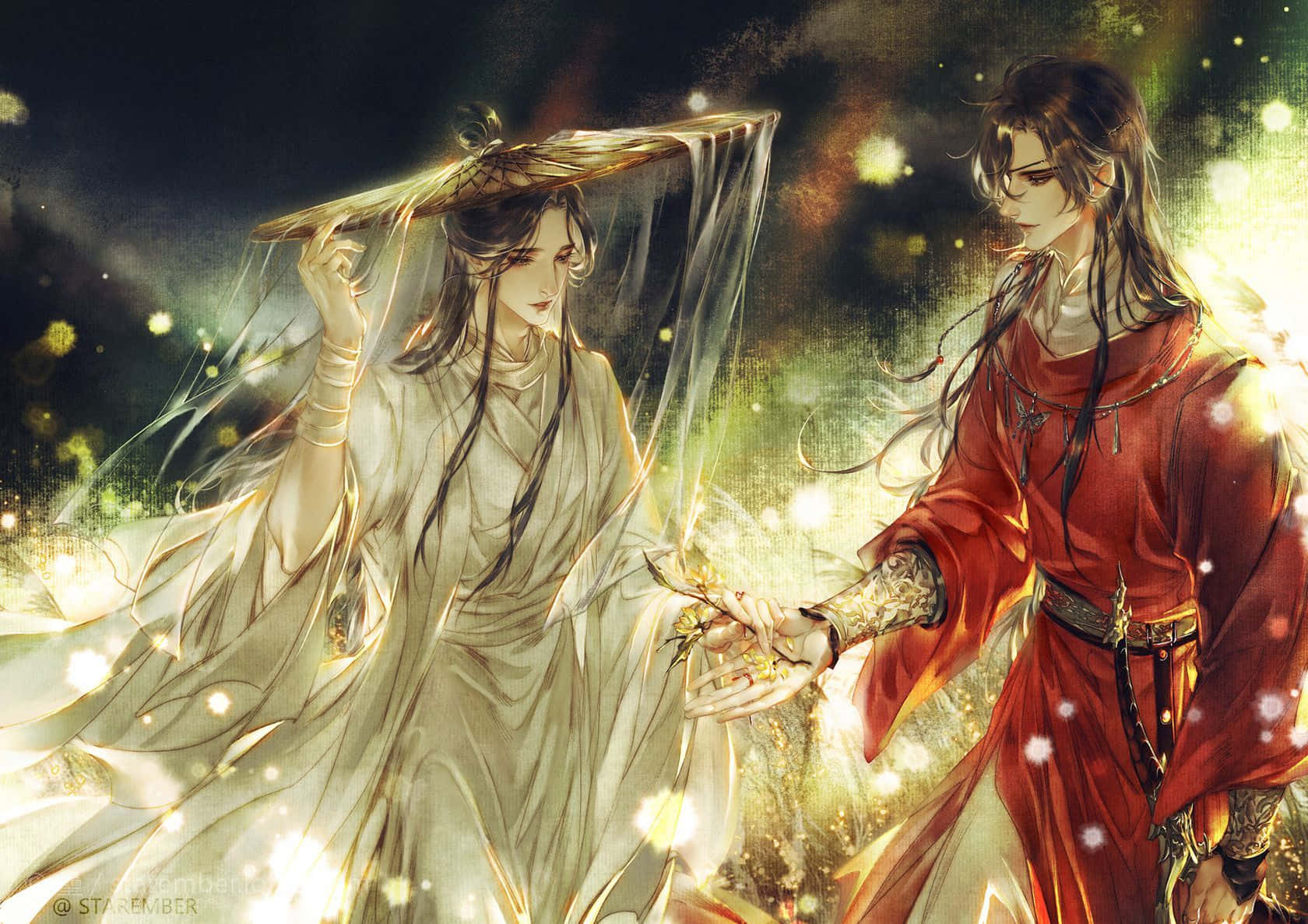 ประกาศอนิเมะ Heaven Officials Blessing วอลเปเปอร์