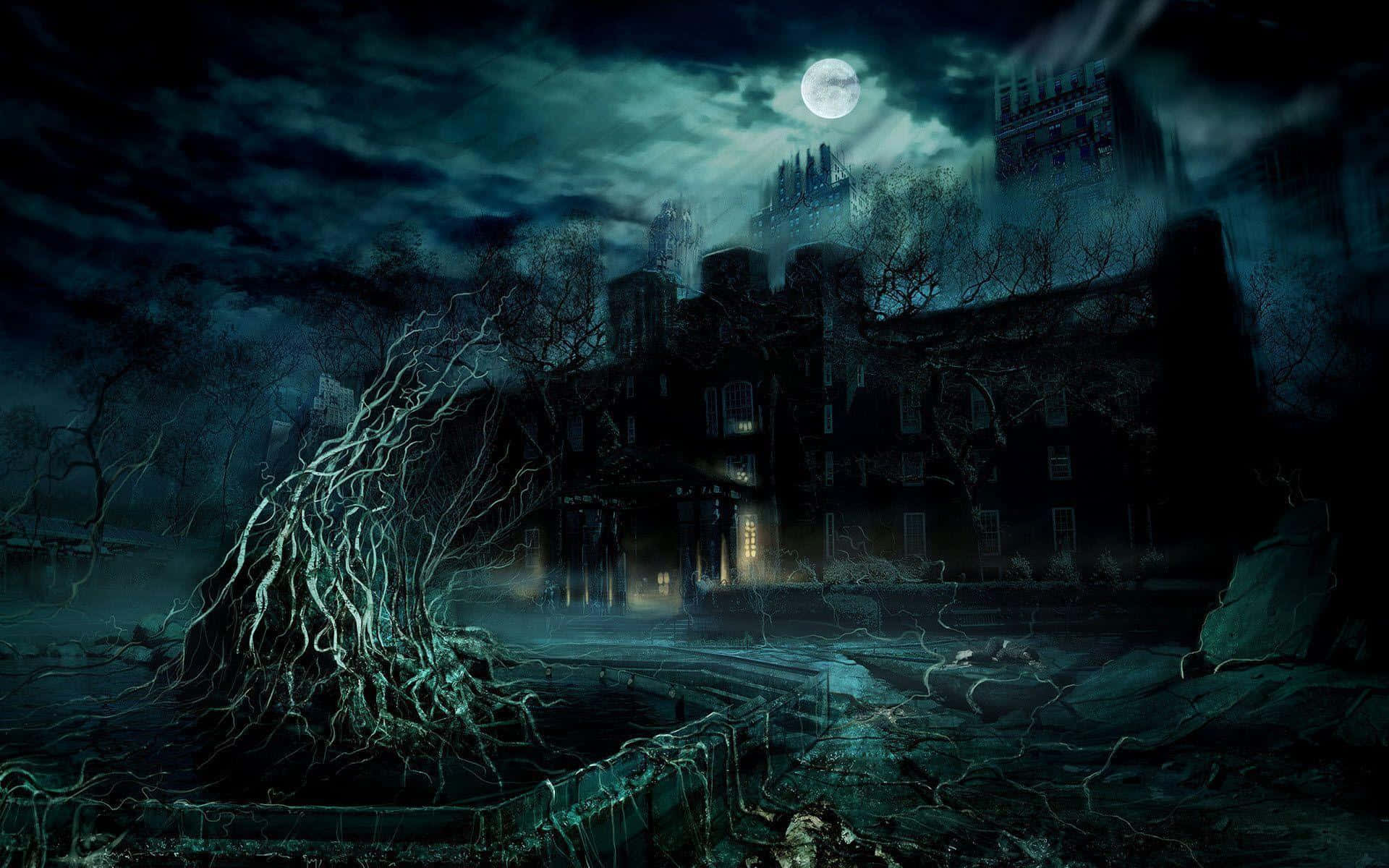 ปราสาทน่าขนลุกจากซีรีส์ Dark ต้นฉบับของ Netflix วอลเปเปอร์