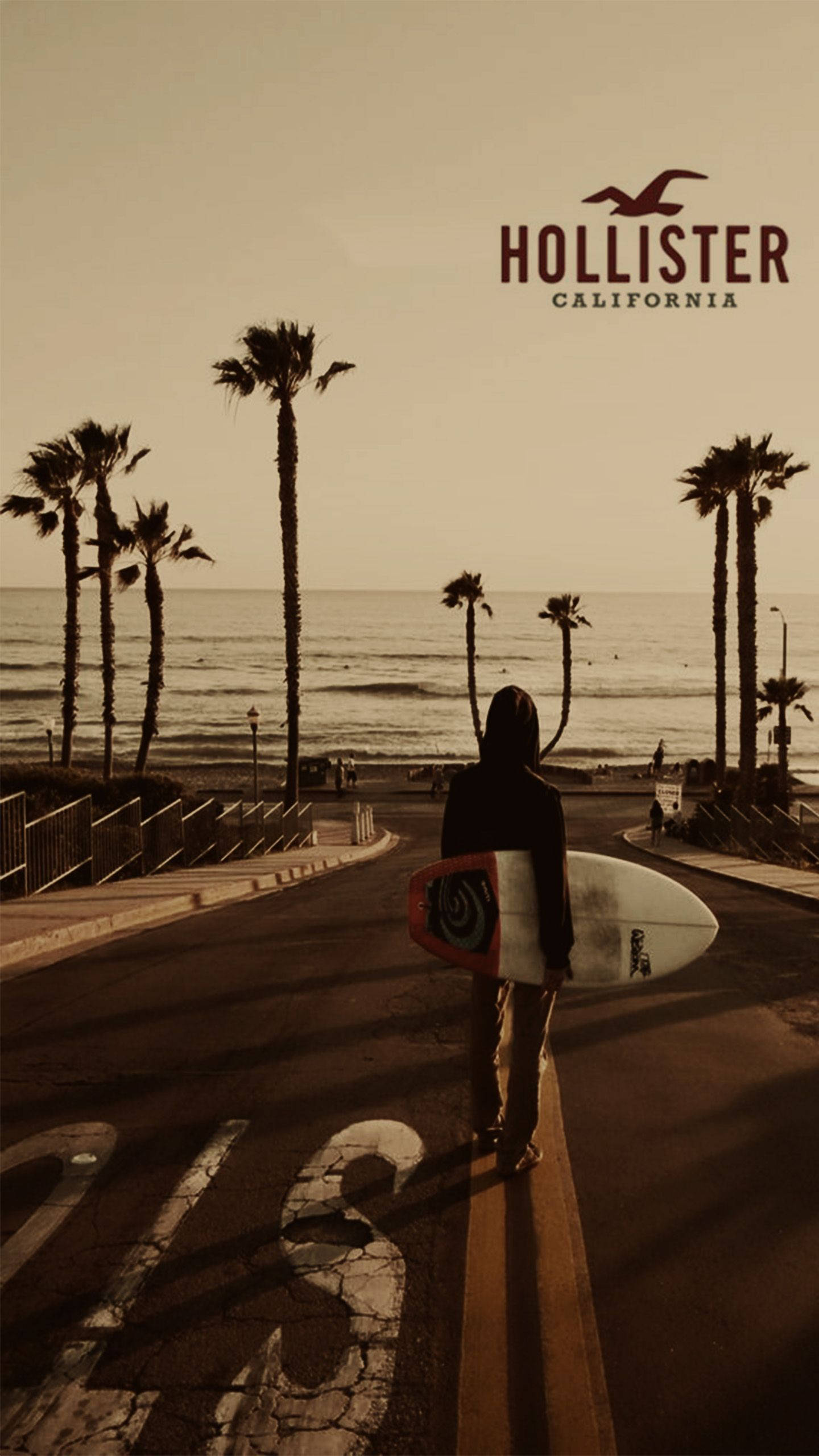 ปลดปล่อยจิตวิญญาณแห่งแคลิฟอร์เนีย: นักโต้คลื่น Hollister วอลเปเปอร์