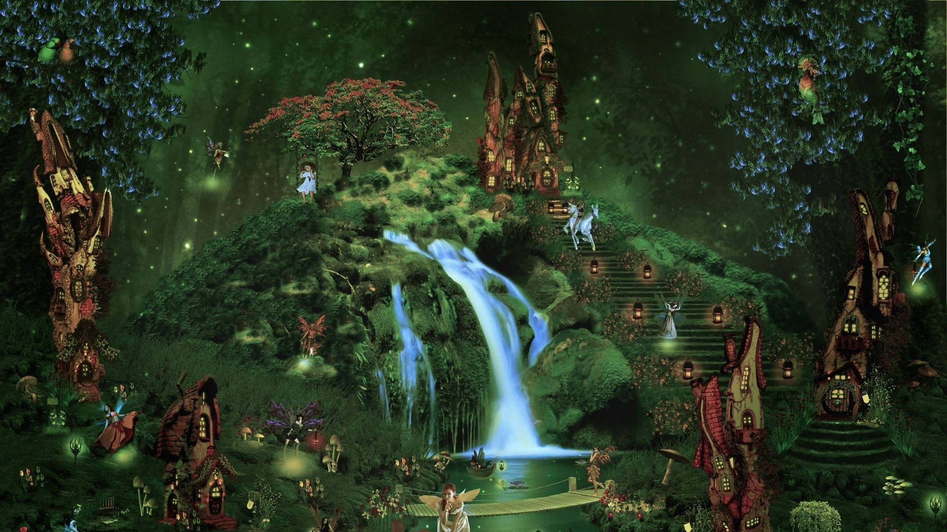 ป่าแห่งนางฟ้าสุดสวย วอลเปเปอร์