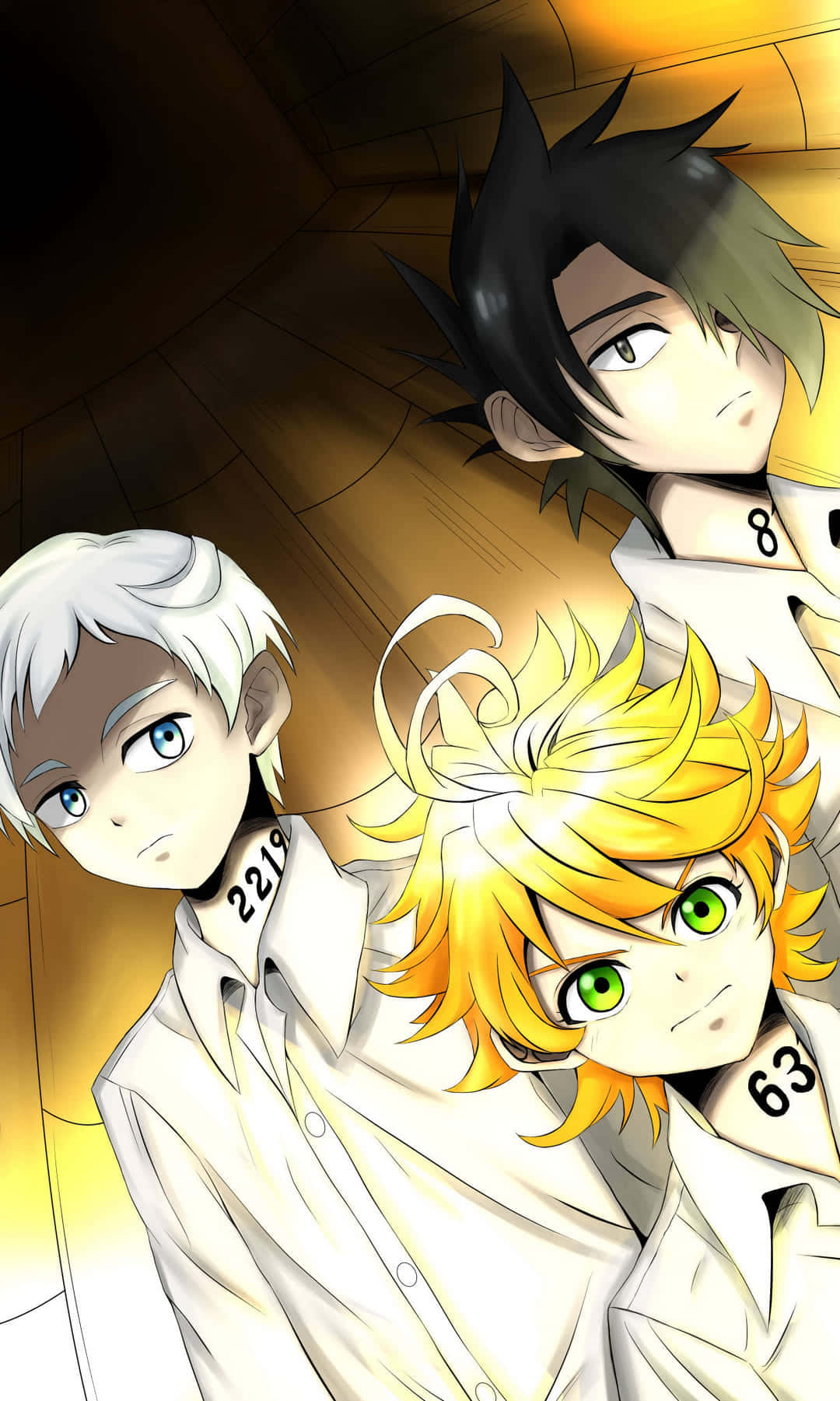 ผลงานศิลปะอันน่าหลังจาก The Promised Neverland วอลเปเปอร์