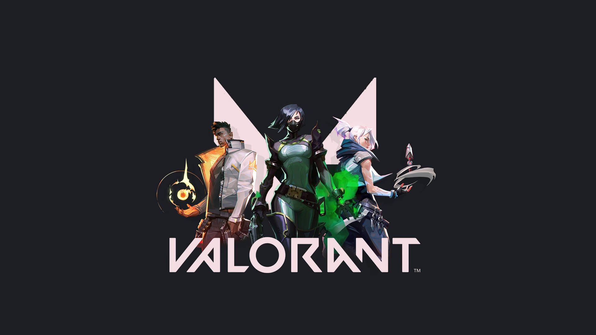 วอลเปเปอร์ Valorant Phoenix Jett และ Viper — Valorant วอลเปเปอร์
