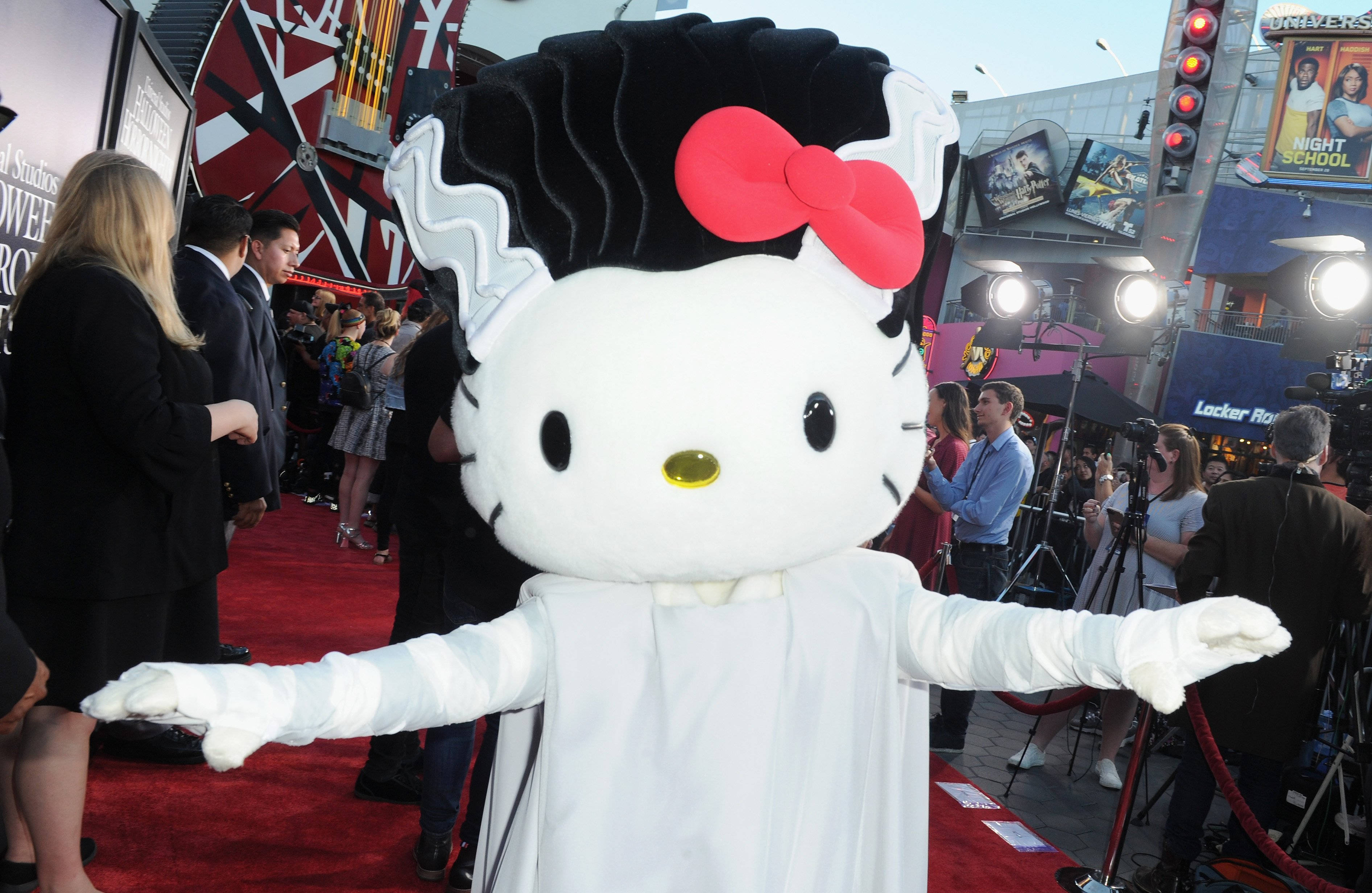 ผีเสื้อ Hello Kitty ฮาโลวีนมัมมี่ วอลเปเปอร์