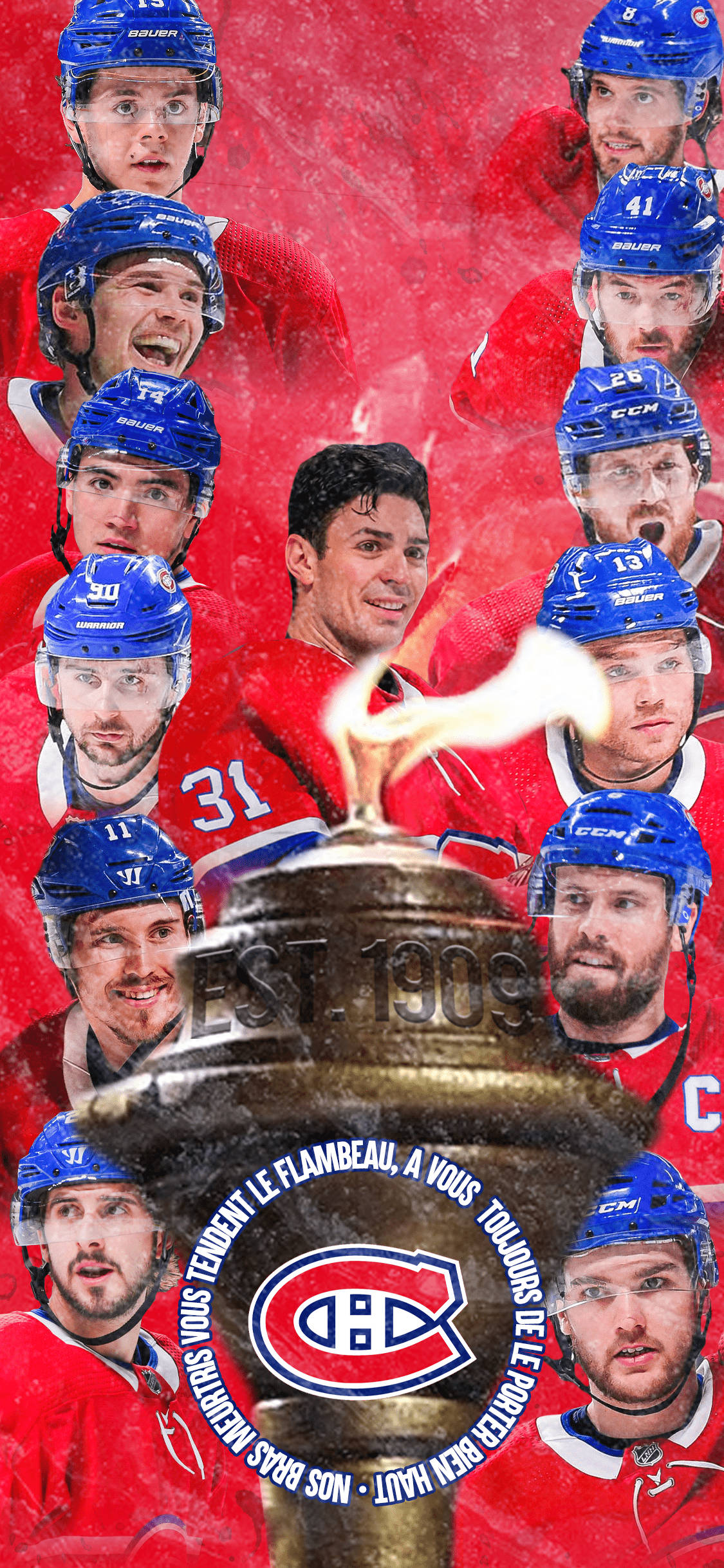 ผู้เล่น Montreal Canadiens โทรศัพท์ วอลเปเปอร์