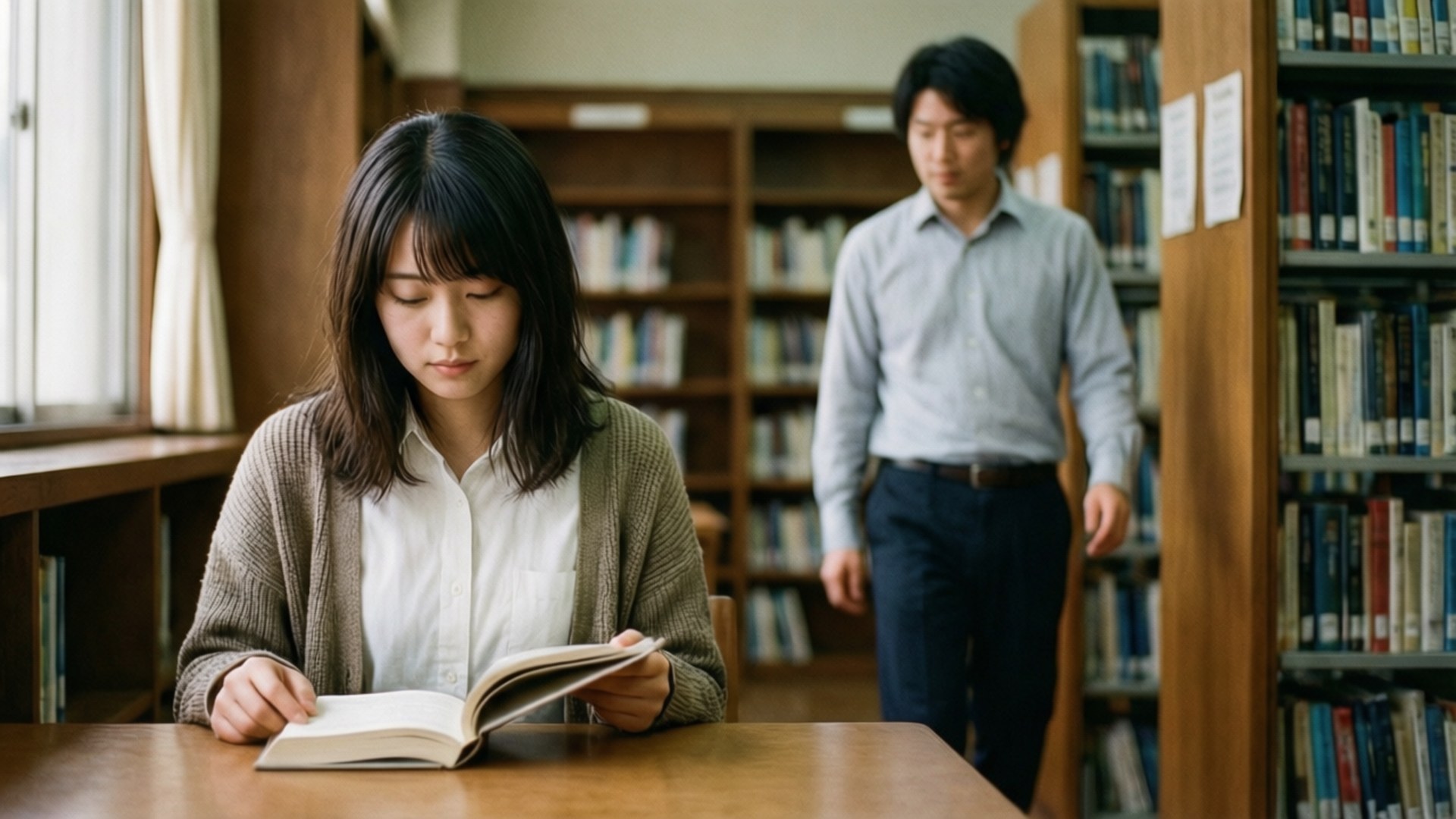 พบกันในห้องสมุด วอลเปเปอร์