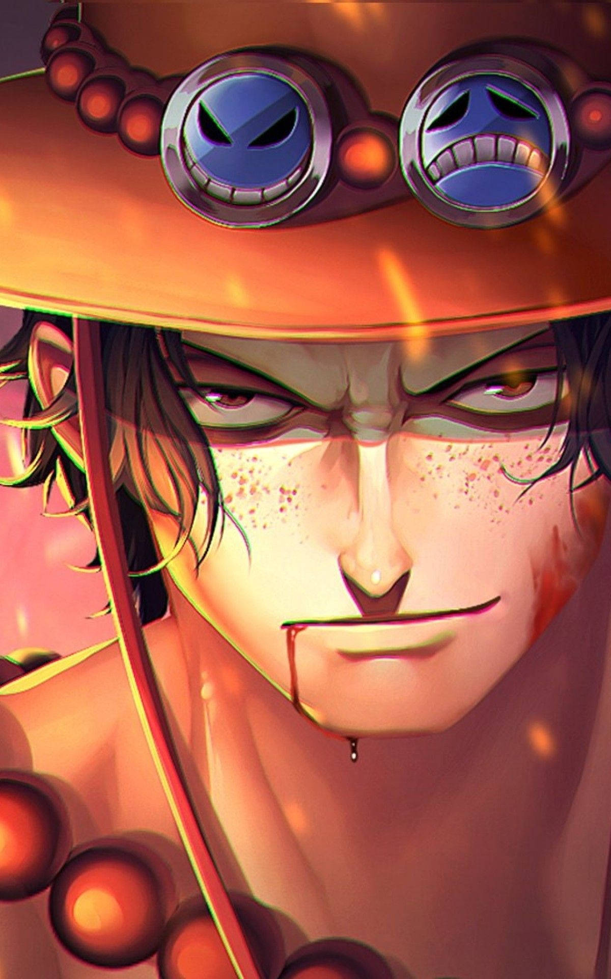 "พอร์ตเกัส ดี. เอซ บุตรแห่งโกลด์ โรเจอร์ ผู้ใช้เจตจำนงแห่งดี. และเจตจำนงเลือด" วอลเปเปอร์