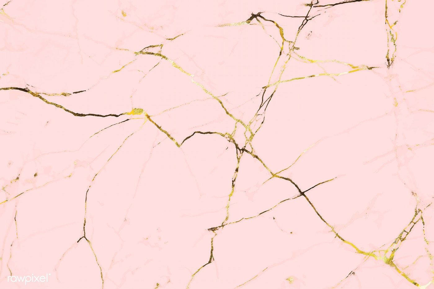 พาเลทสีแห่งความสง่างาม: หินอ่อนสีชมพูทอง วอลเปเปอร์