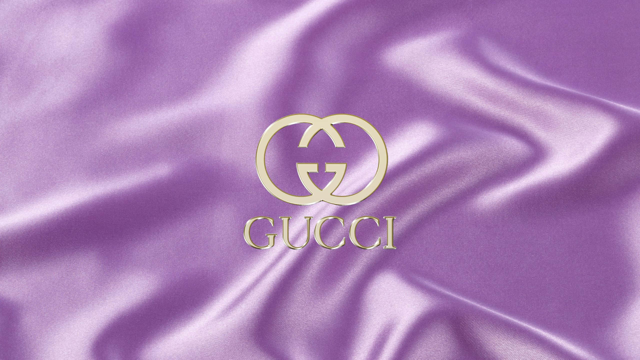 พื้นผิวผ้าซาตินสีม่วง Gucci วอลเปเปอร์