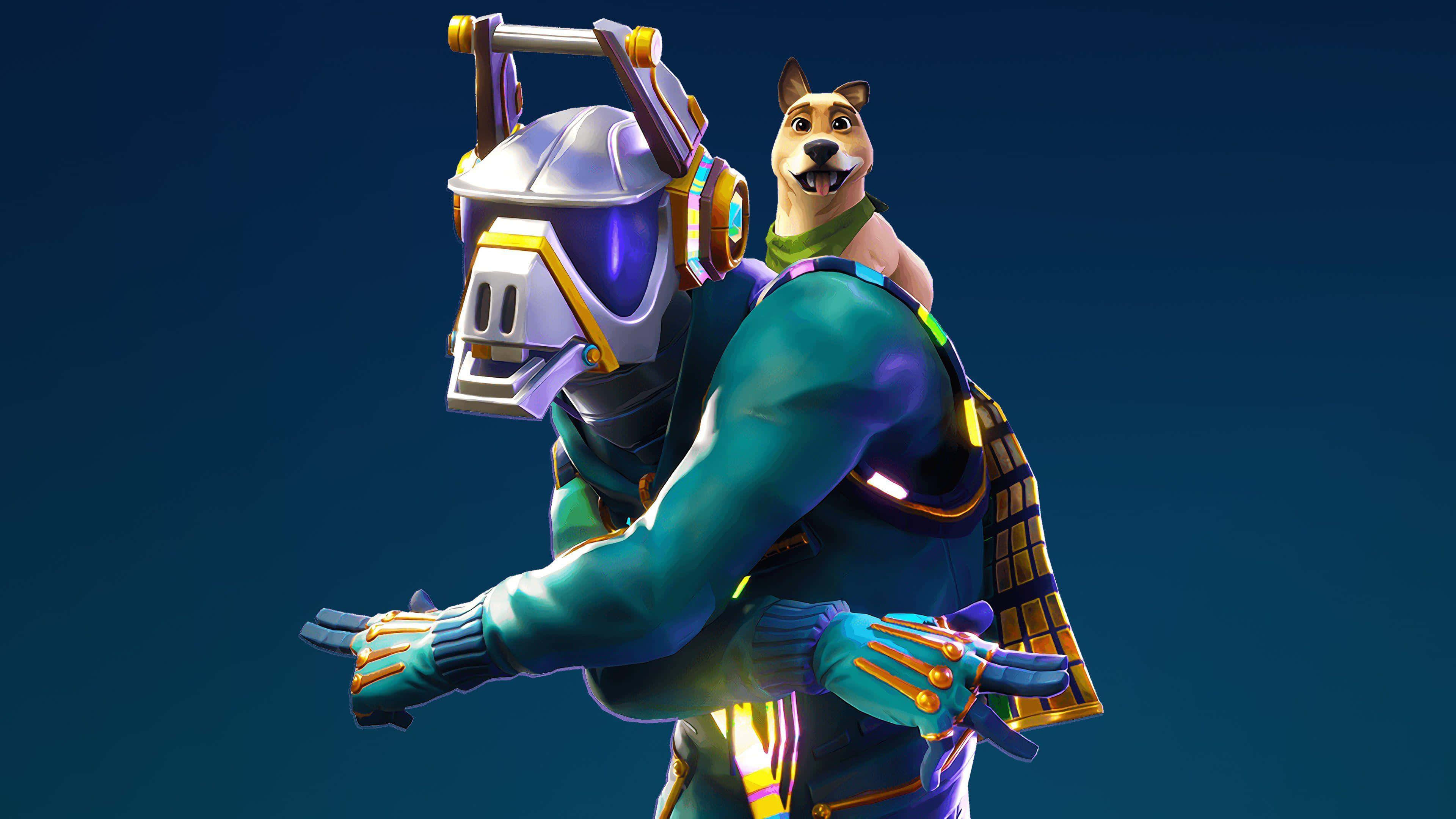พื้นหลัง Fortnite สุดเท่ วอลเปเปอร์