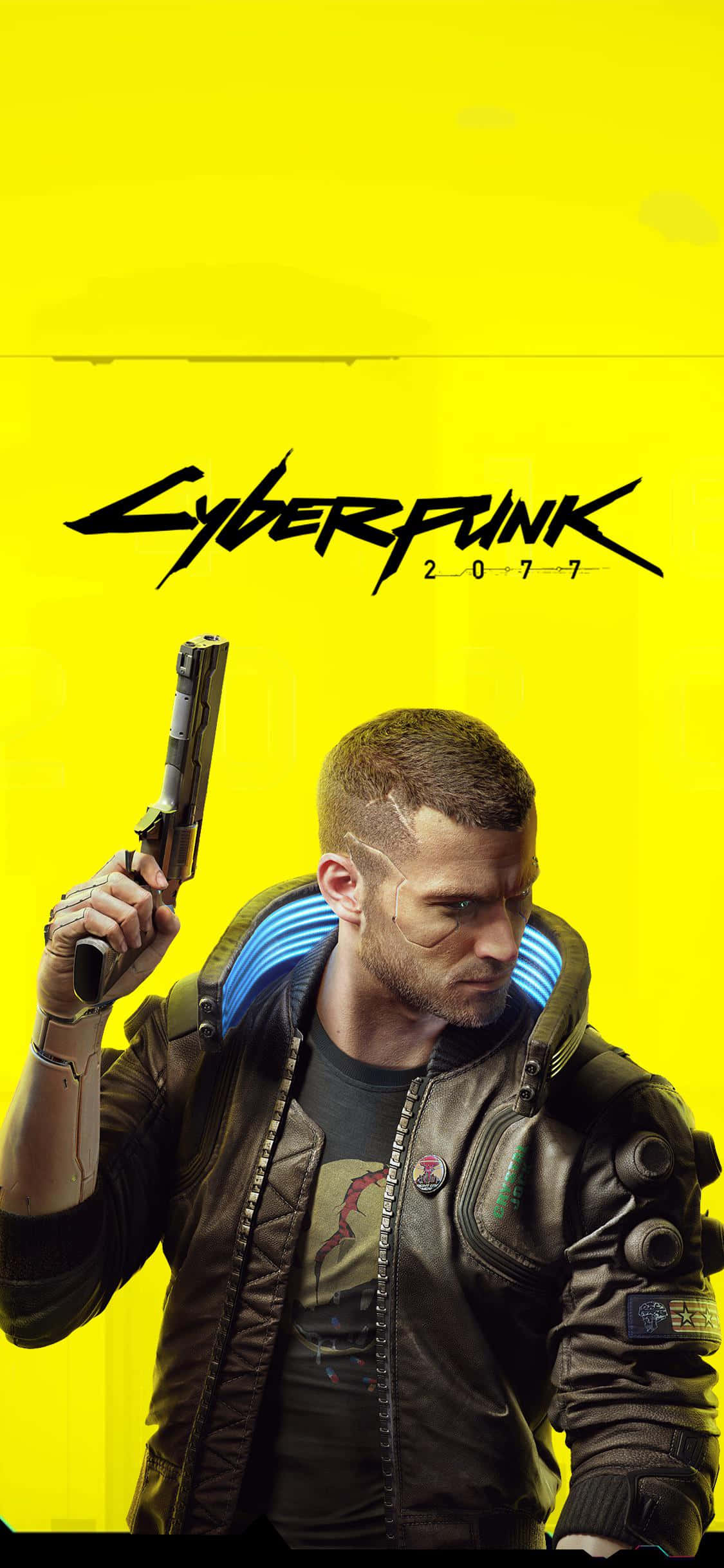 พื้นหลัง iPhone XS Max Cyberpunk 2077 ตัวเอก Vincent วอลเปเปอร์