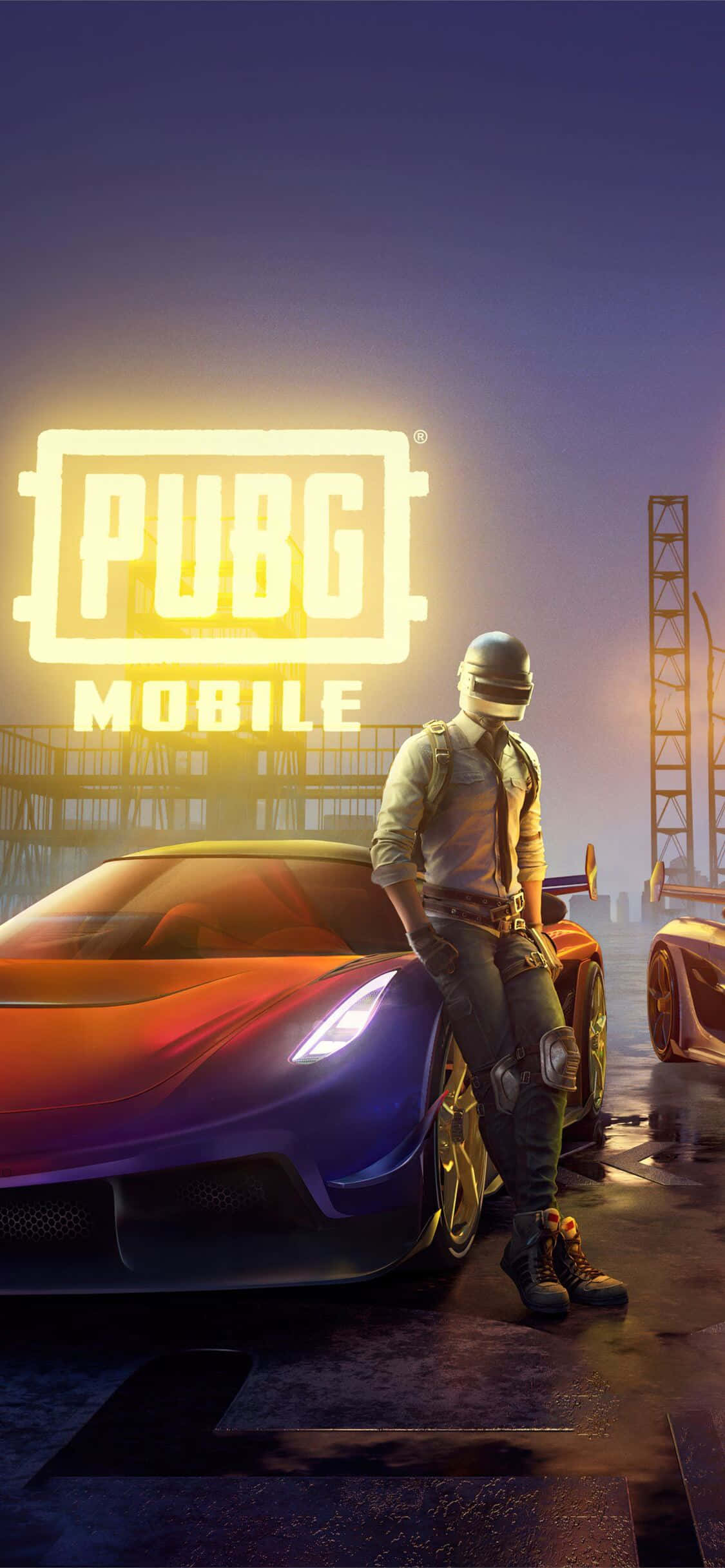 พื้นหลัง iPhone Xs Need For Speed Payback ล้อเลียน PUBG Mobile วอลเปเปอร์