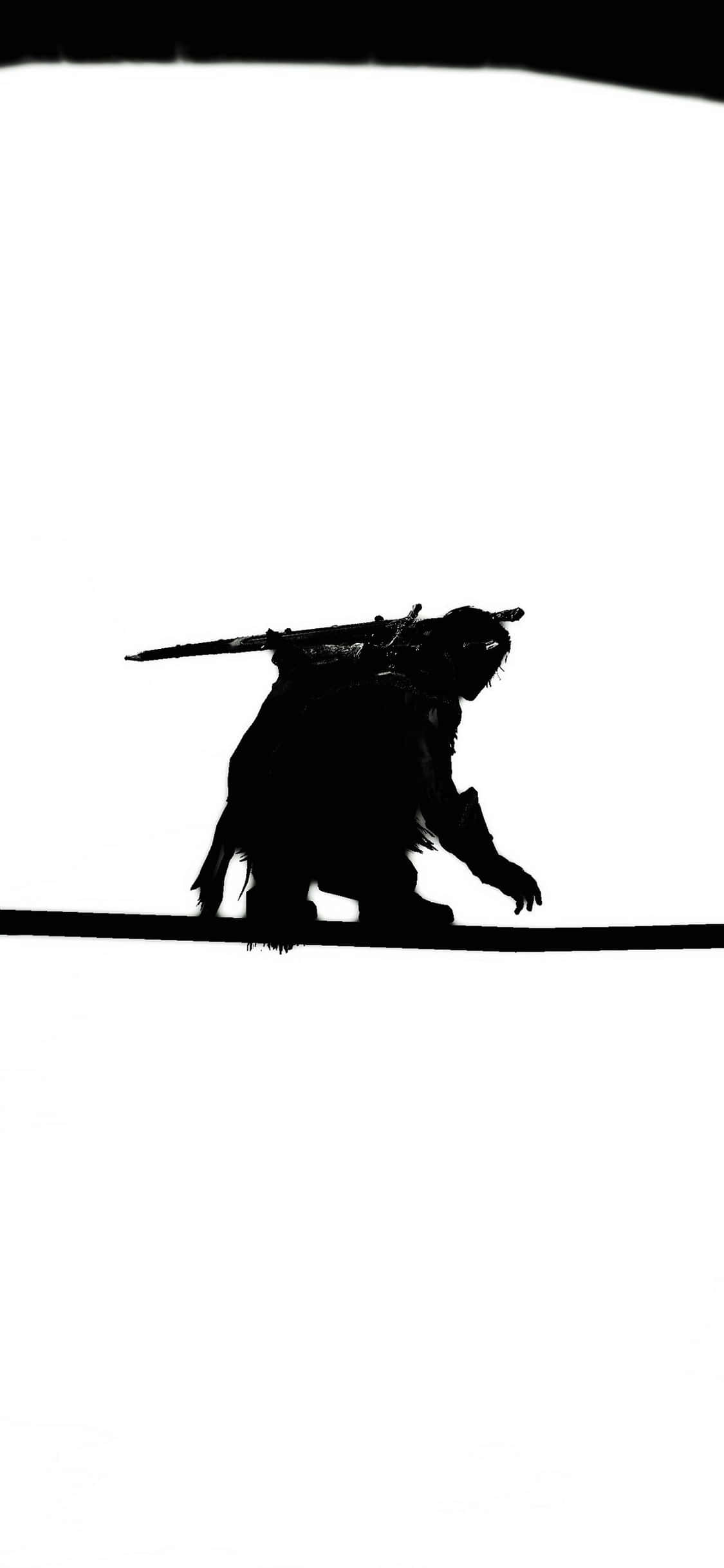 พื้นหลัง iPhone X Shadow Of Mordor แบบมินิมอล วอลเปเปอร์