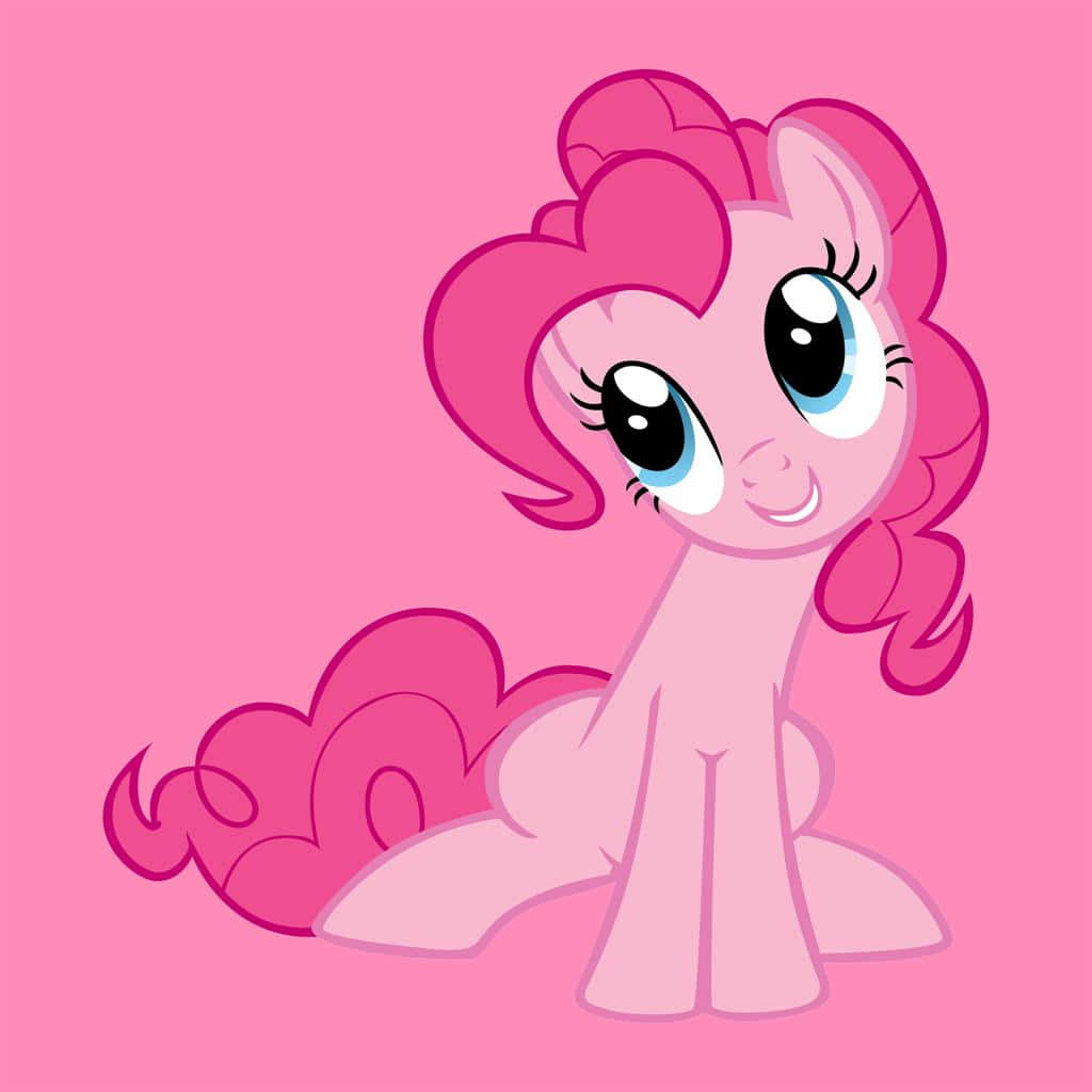 พื้นหลัง Pinkie Pie มายลิตเติ้ลโพนี่ สีชมพูสำหรับ iPad วอลเปเปอร์