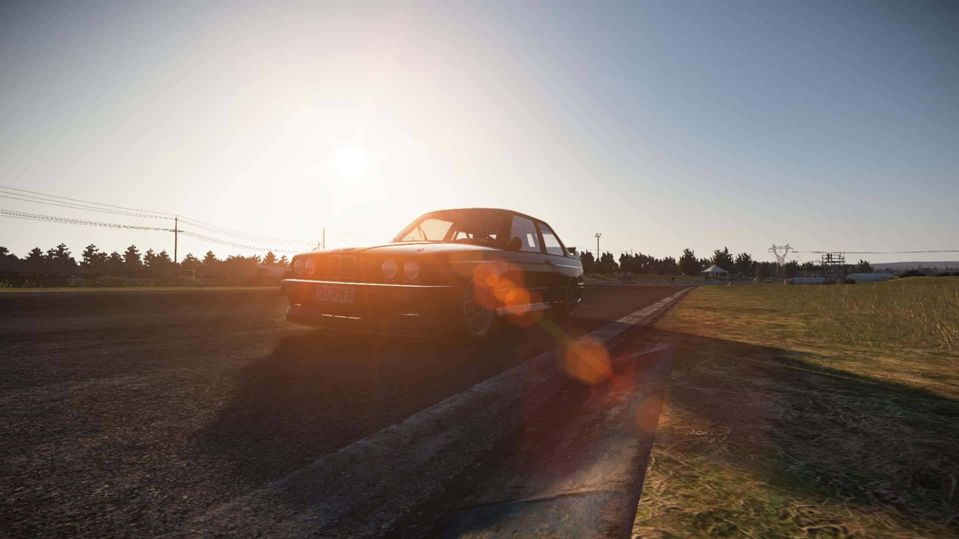พื้นหลัง Project Cars แสงอาทิตย์ความละเอียดสูง วอลเปเปอร์