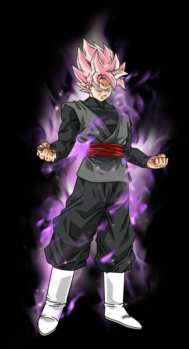 พื้นหลัง Saiyan Goku Black สำหรับ iPhone วอลเปเปอร์