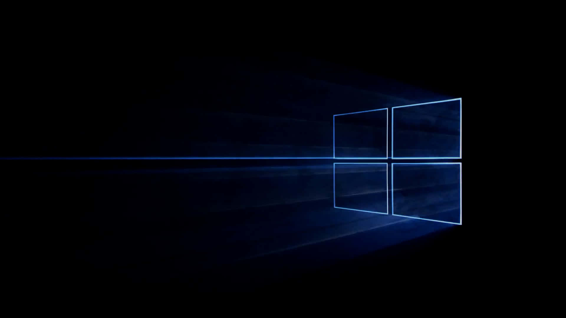 พื้นหลัง Windows 10 สีน้ำเงินเข้ม วอลเปเปอร์