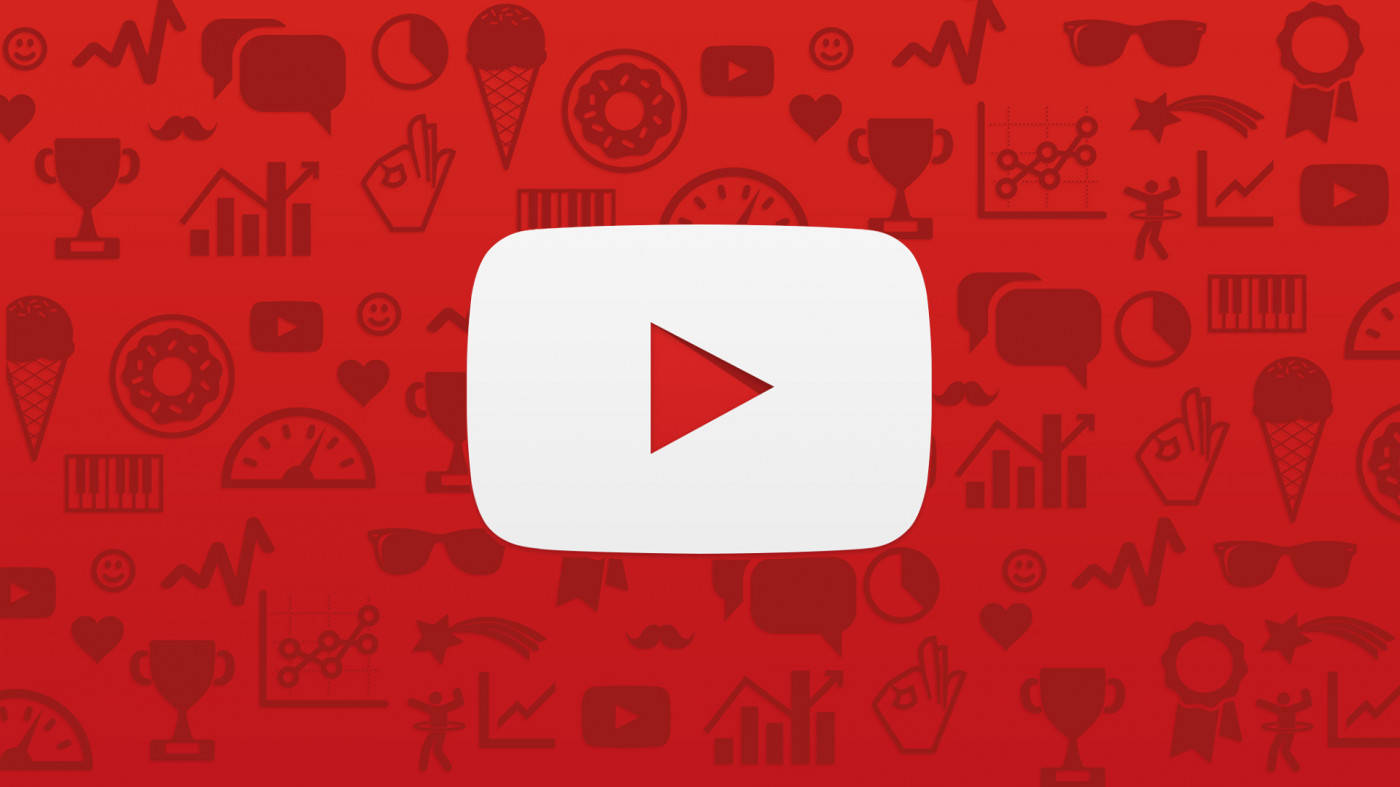 พื้นหลัง YouTube สีแดง วอลเปเปอร์