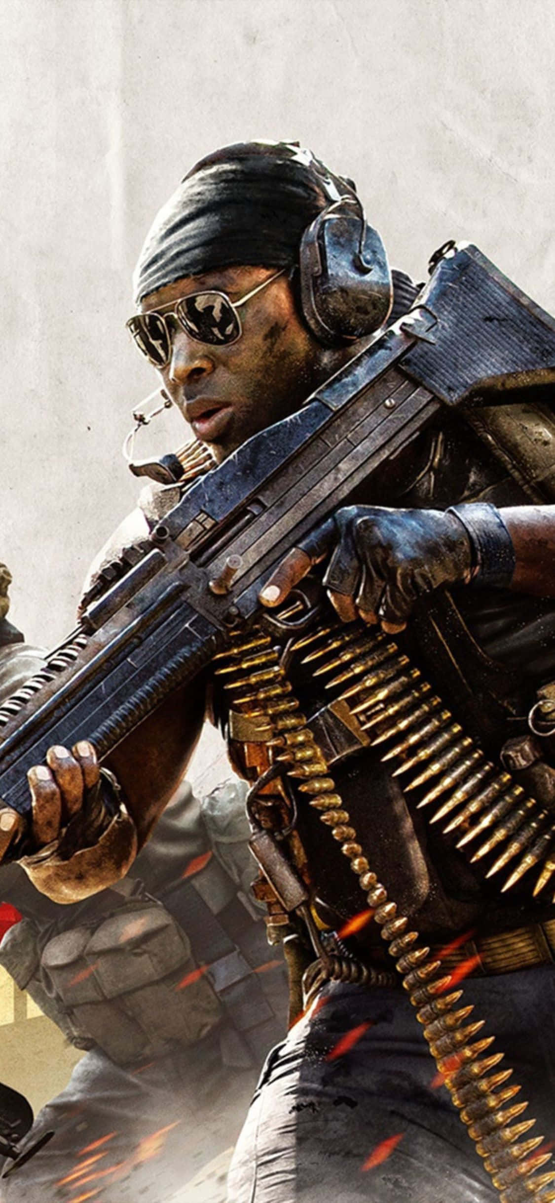 พื้นหลังตัวละคร iPhone X Call Of Duty Black Ops Cold War วอลเปเปอร์