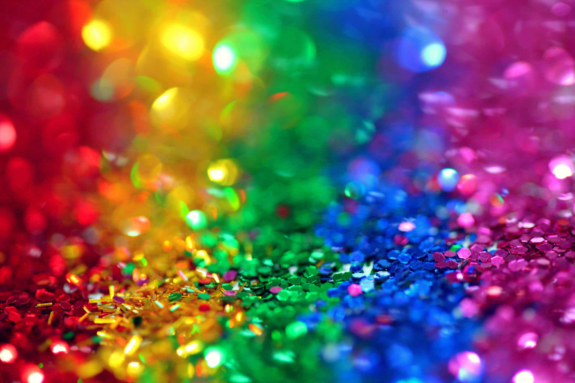 พื้นหลังประกายแวววาวสีรุ้งความละเอียดสูง วอลเปเปอร์