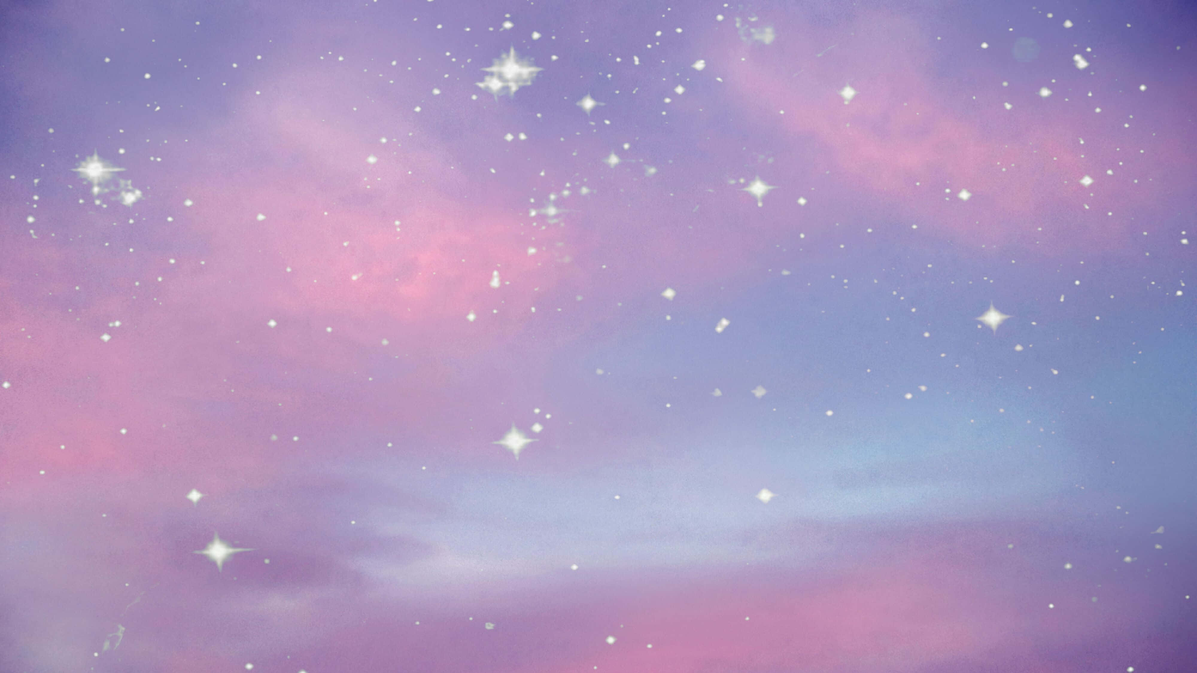 พื้นหลังภาพวาดดิจิทัลพาสเทลสวยงาม วอลเปเปอร์