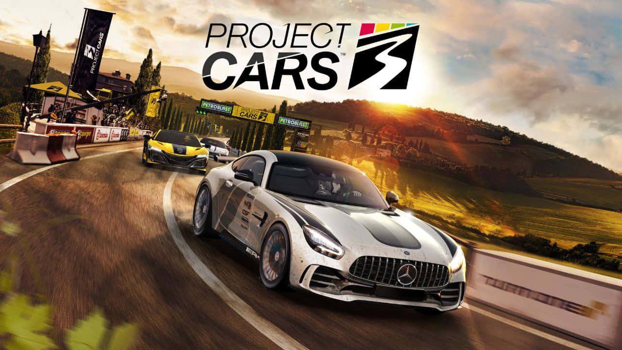 พื้นหลังรถสีเทา Project Cars 720p วอลเปเปอร์