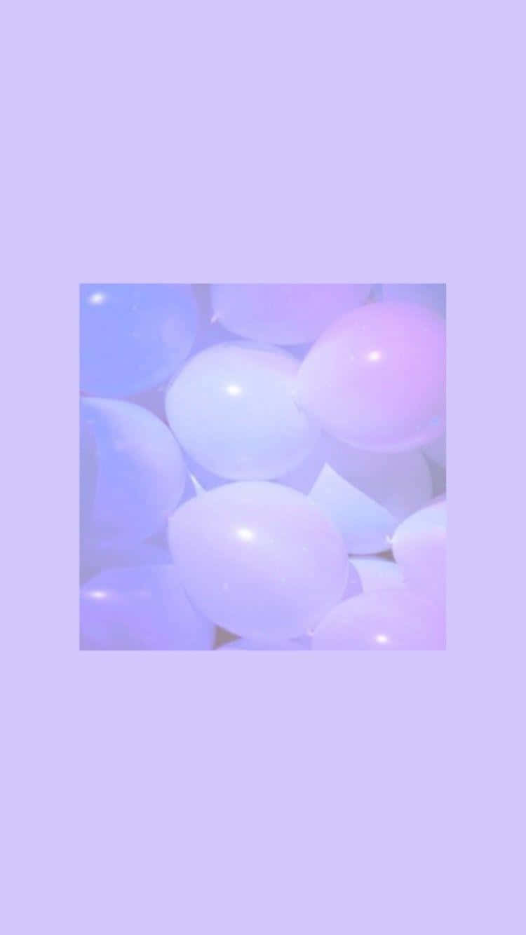 พื้นหลังสีม่วงน่ารักพร้อมดาวน้อย วอลเปเปอร์