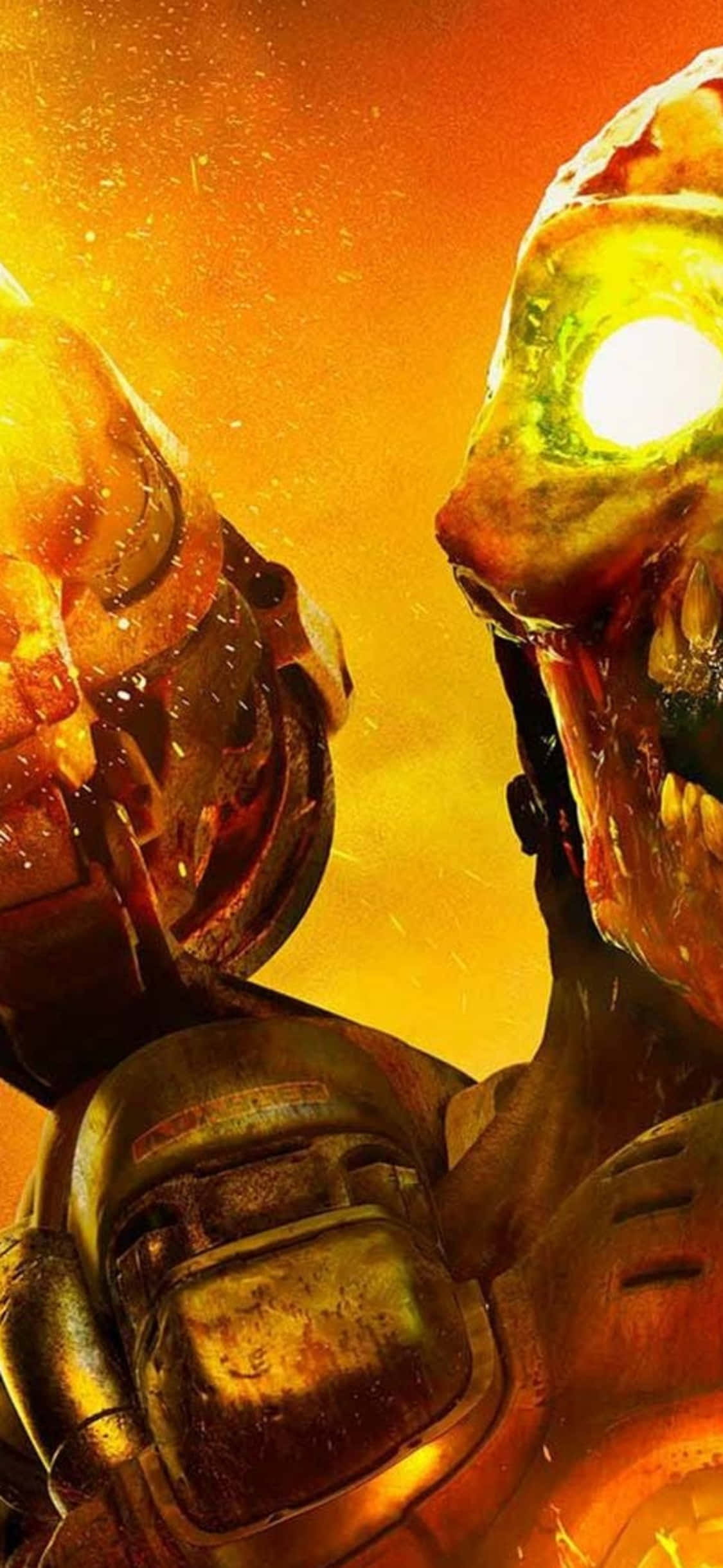 พื้นหลัง iPhone Xs Doom อาวุธขีปนาวุธ วอลเปเปอร์