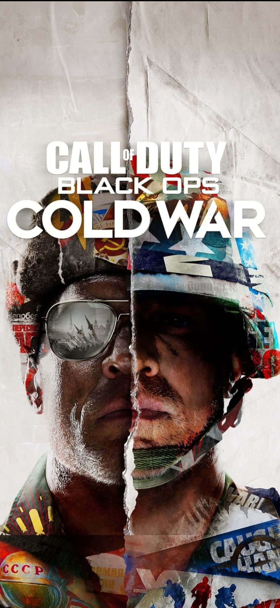 พื้นหลังเกมปก Call Of Duty Black Ops Cold War สำหรับ iPhone X วอลเปเปอร์