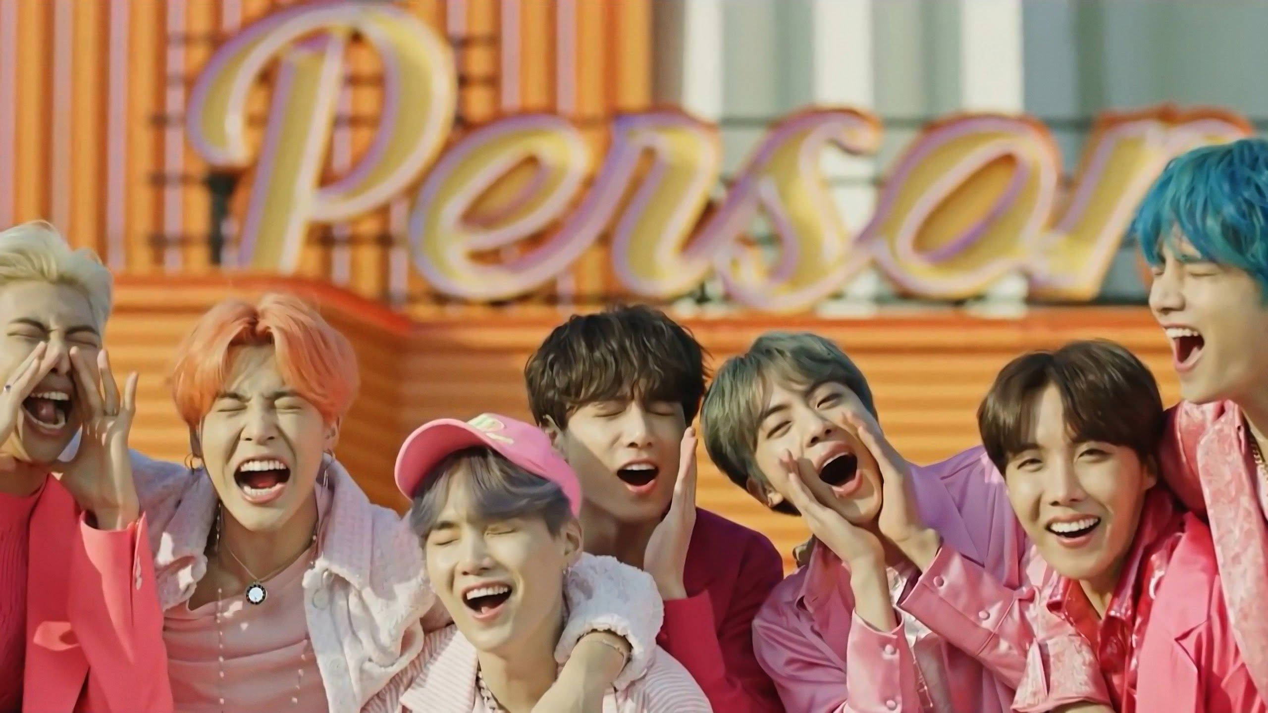 พื้นหลังเดสก์ท็อป BTS Boy With Luv วอลเปเปอร์