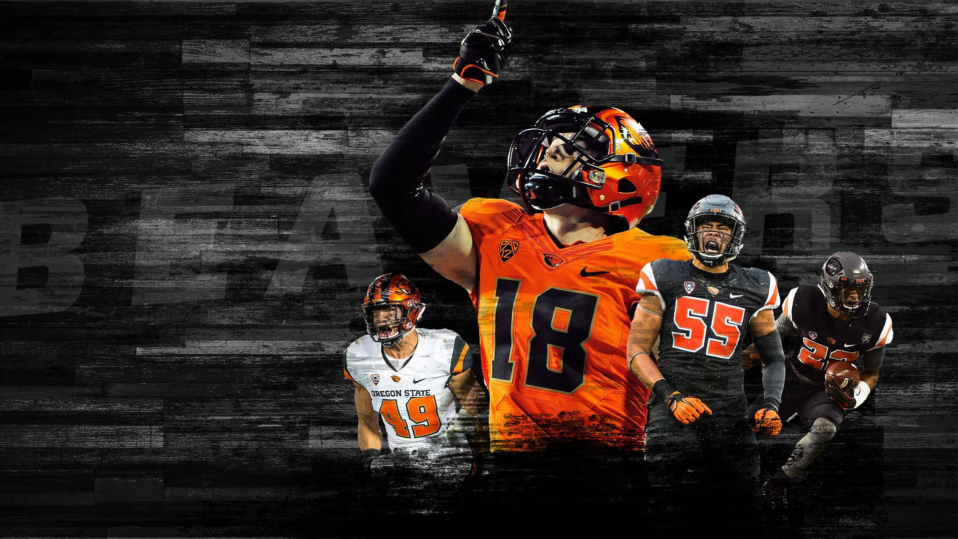 วอลเปเปอร์เดสก์ท็อปกรีฑามหาวิทยาลัย Oregon State ฟุตบอล — ฟุตบอล วอลเปเปอร์