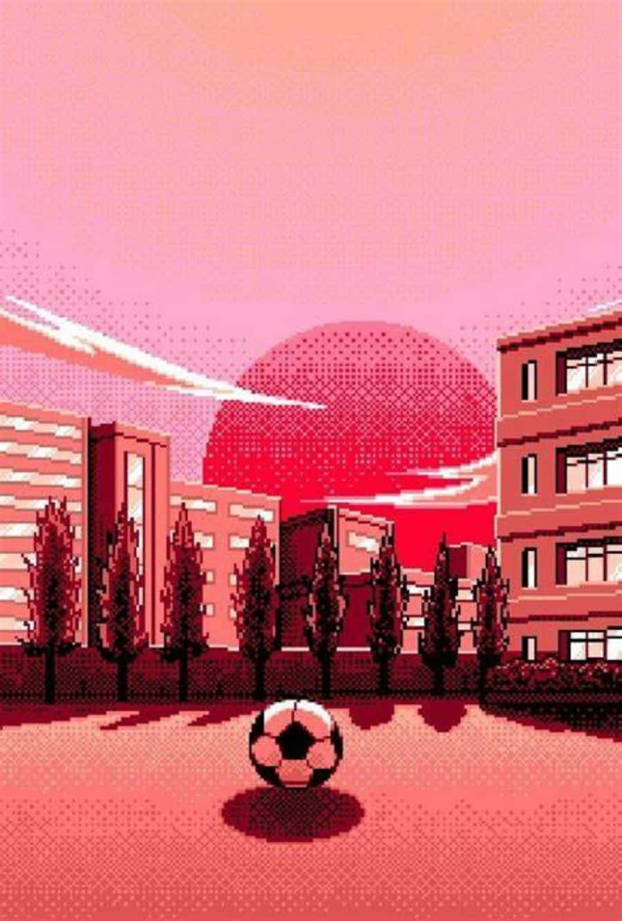 สไตล์ฟุตบอล — สีชมพูสวยงาม GIF วอลเปเปอร์