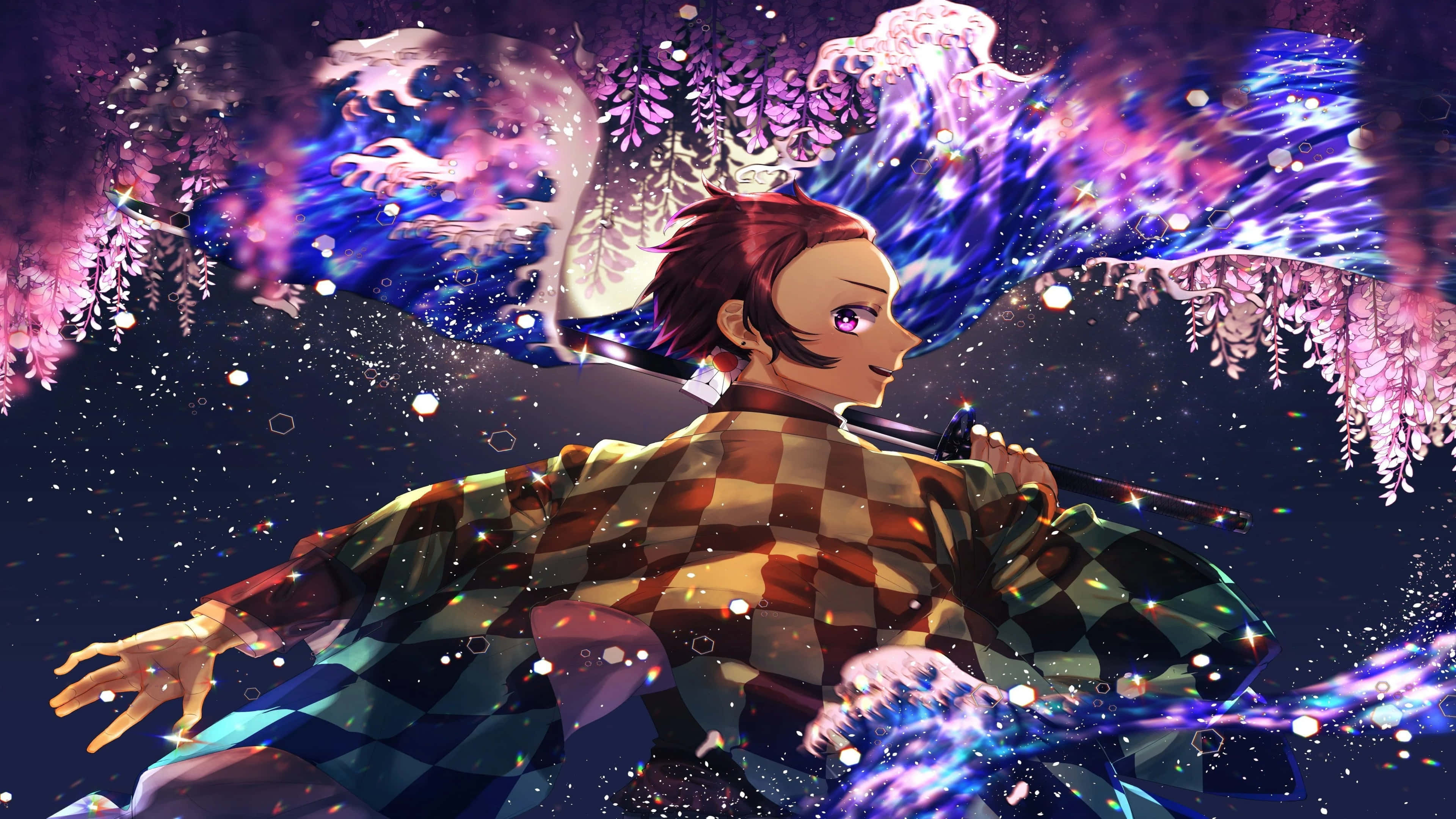 ภาพ 4K น่าทึ่งที่ถ่ายทอดช่วงเวลาดุเดือดจากอนิเมะซีรีส์ Demon Slayer วอลเปเปอร์