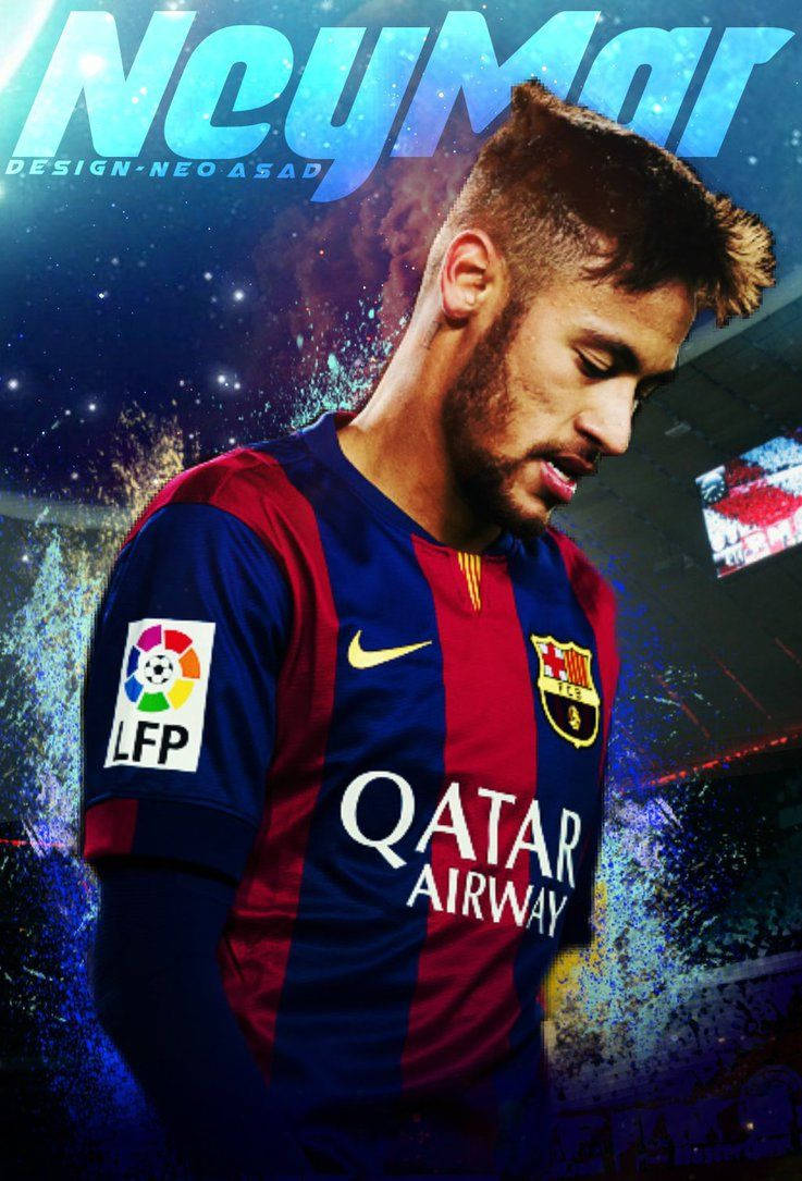 วอลเปเปอร์ลายเพนต์ของเนย์มาร์ จูเนียร์ — เนย์มาร์ วอลเปเปอร์