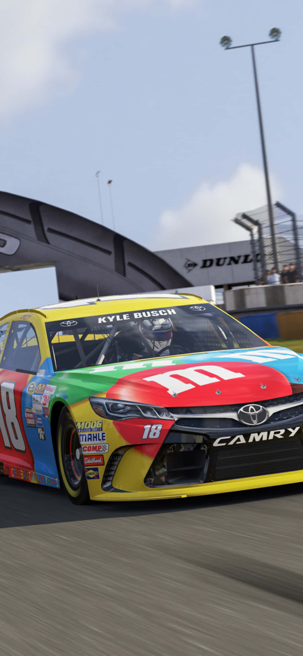 ภาพ แสดงความหลงใหลใน NASCAR ด้วย Nascar iPhone วอลเปเปอร์