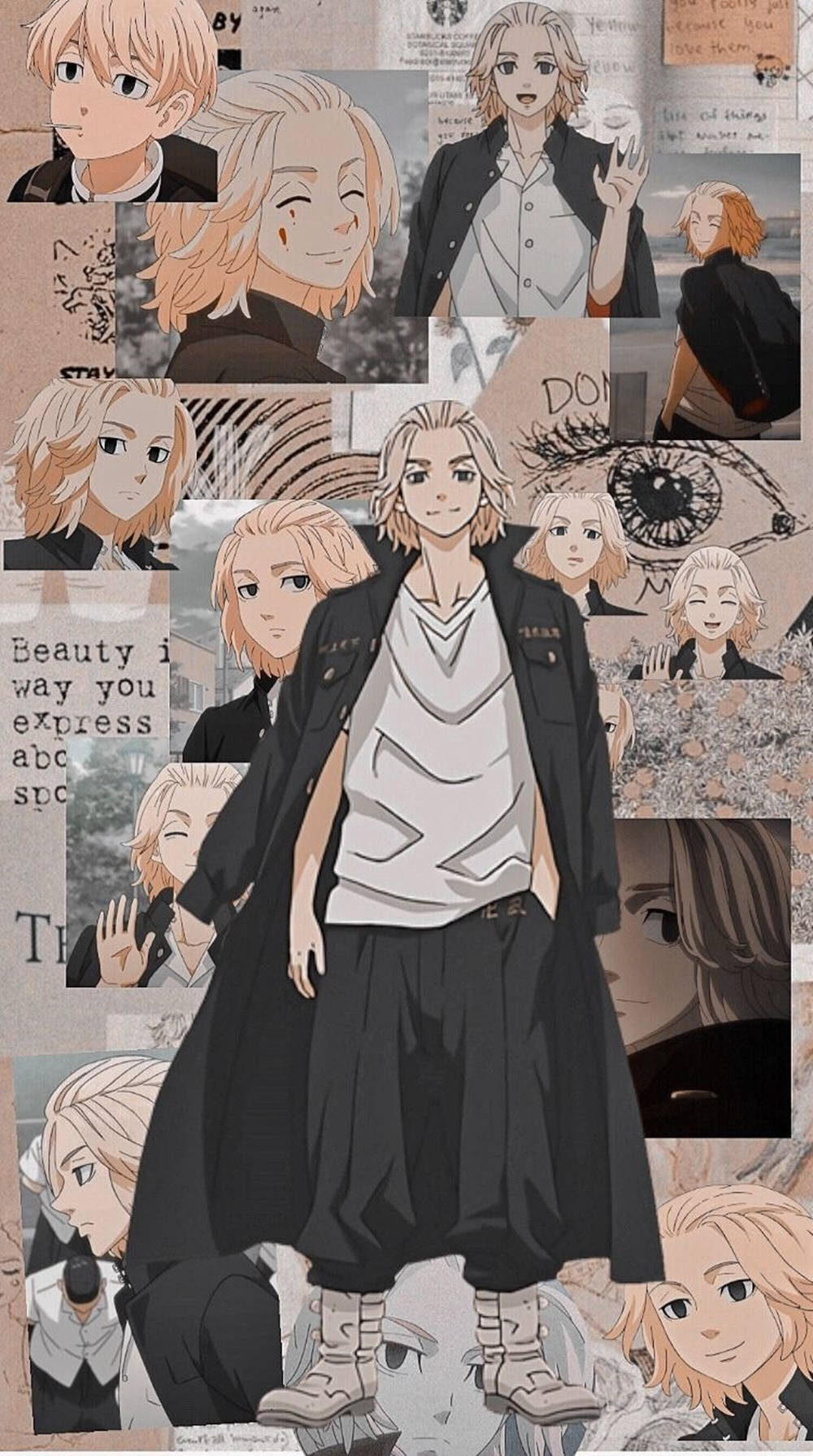 ภาพคอลลาจการ์ตูน Mikey Bonten วอลเปเปอร์