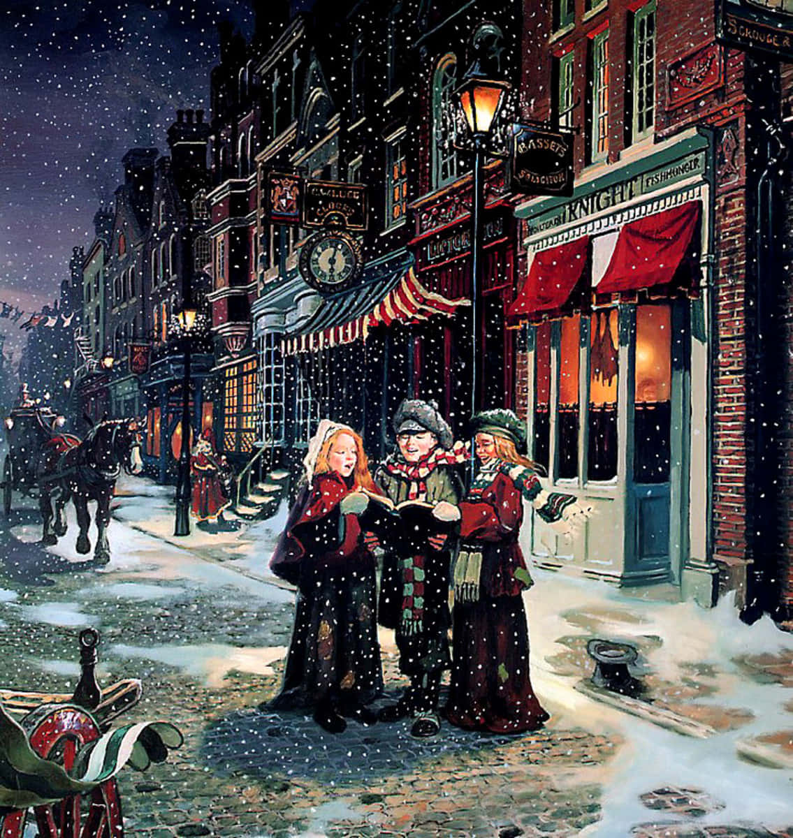 ภาพจากเรื่อง A Christmas Carol วอลเปเปอร์