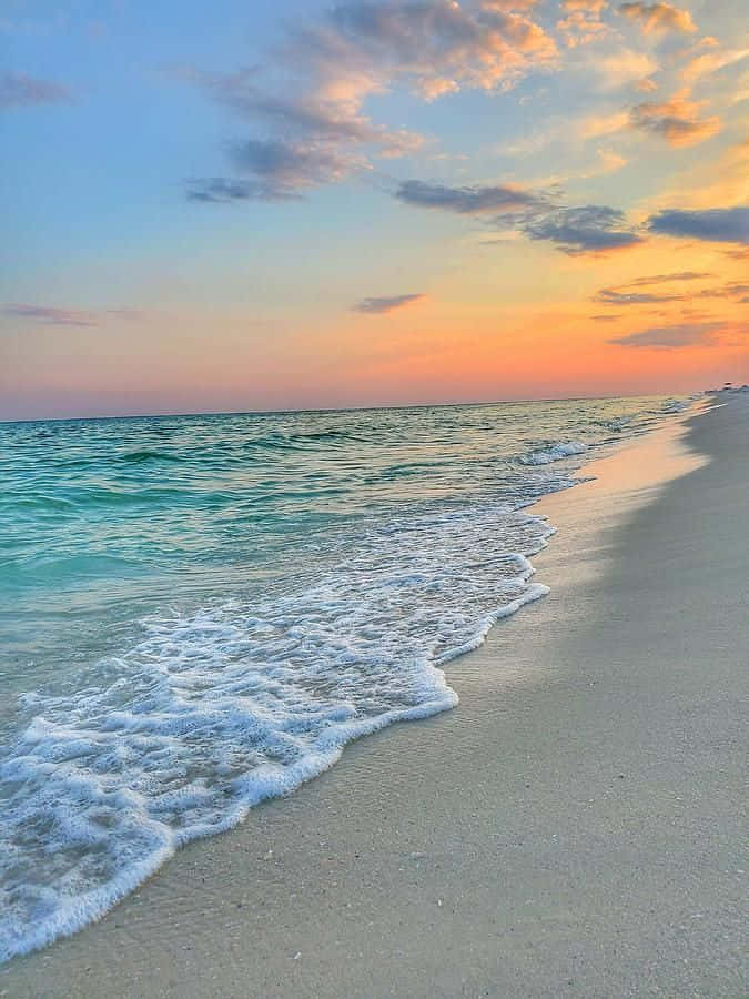 ภาพชายหาดน้ำใสธรรมชาติ วอลเปเปอร์