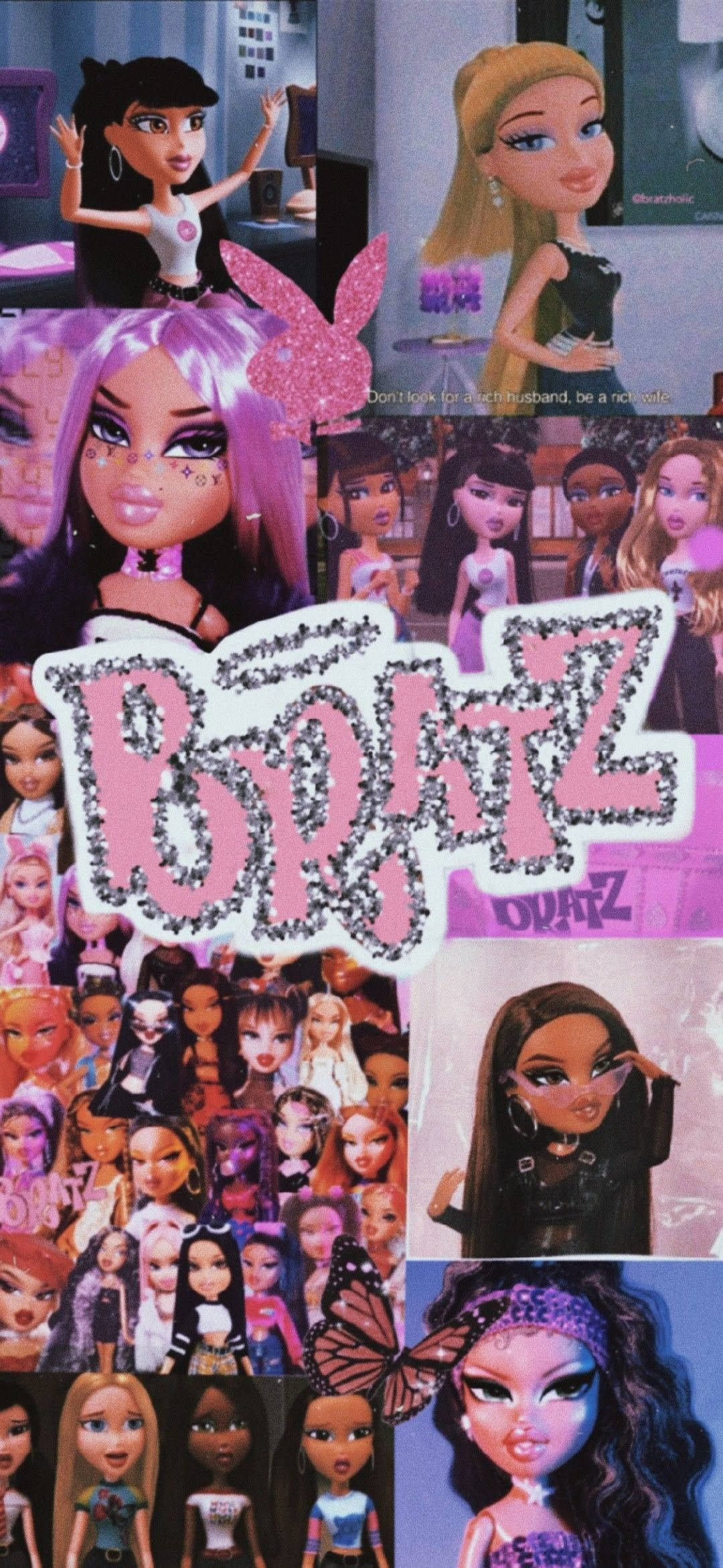 ภาพตัดปะตุ๊กตา Bratz วอลเปเปอร์