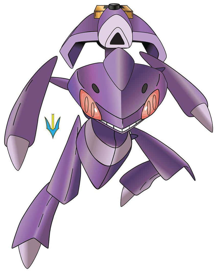 ภาพประกอบโปเกมอน Genesect ที่น่าประทับใจ วอลเปเปอร์