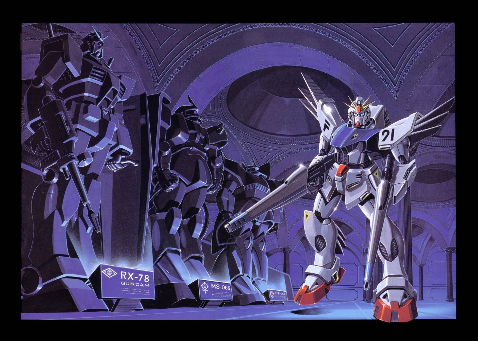 ภาพยนตร์การ์ตูนเรื่อง โมบิลสูท กันดั้ม F91 วอลเปเปอร์