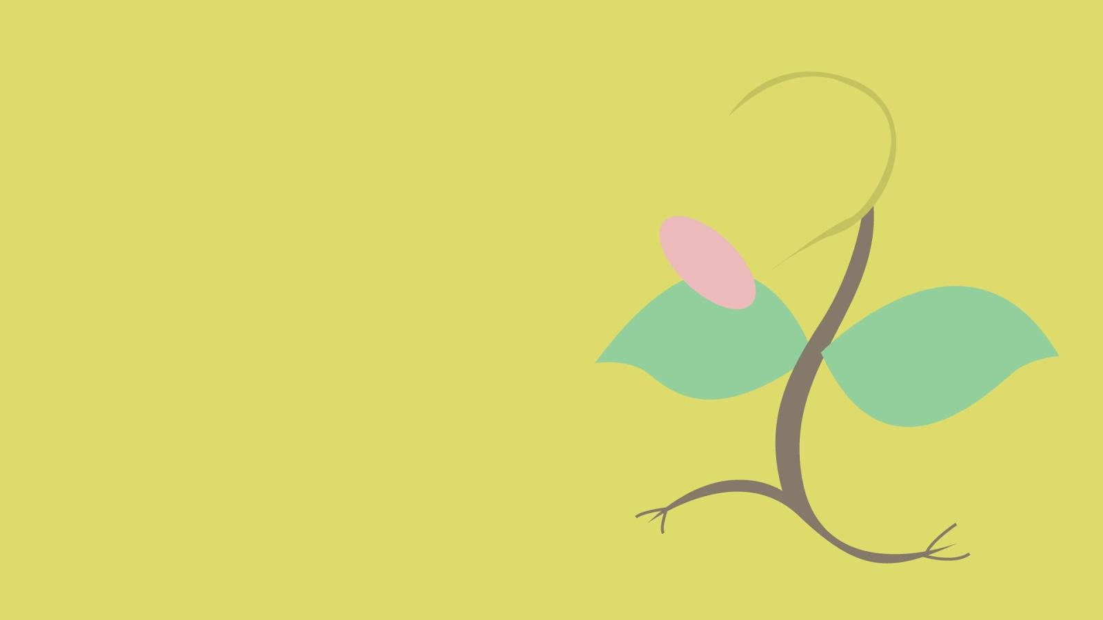 ภาพวาด Bellsprout สไตล์มินิมอลสำหรับเดสก์ท็อป วอลเปเปอร์