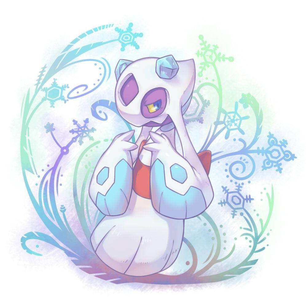 ภาพวาด Froslass ละเอียดอ่อน วอลเปเปอร์