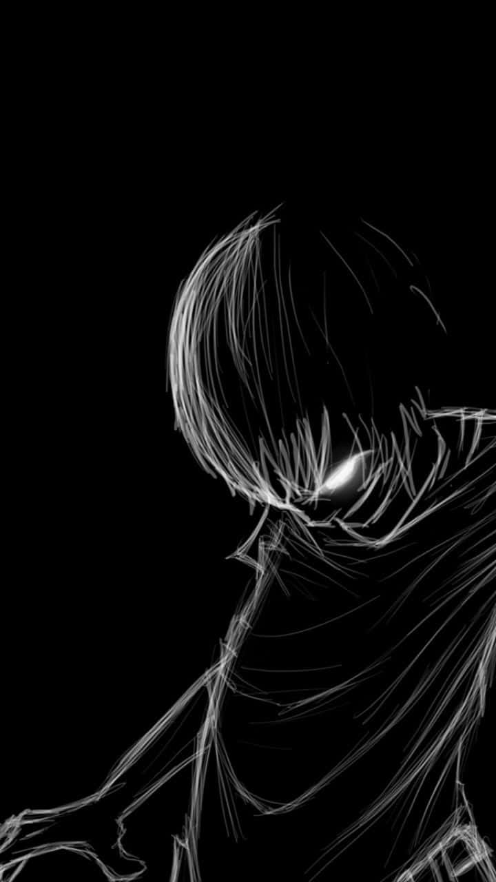 ภาพวาดขาวดำของบุคคล วอลเปเปอร์