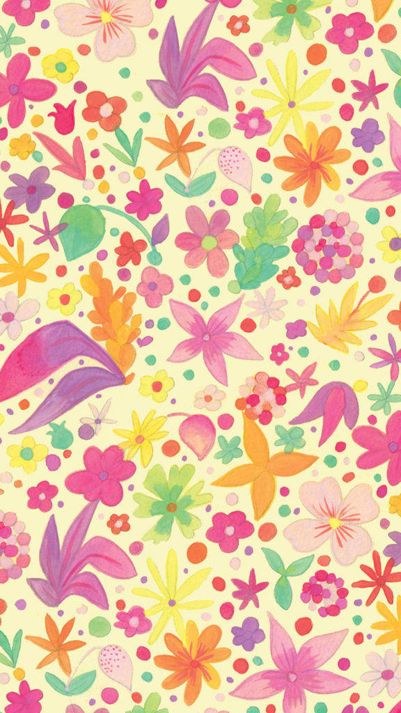 ภาพวาดดินสอดอกไม้สำหรับไอโฟน วอลเปเปอร์