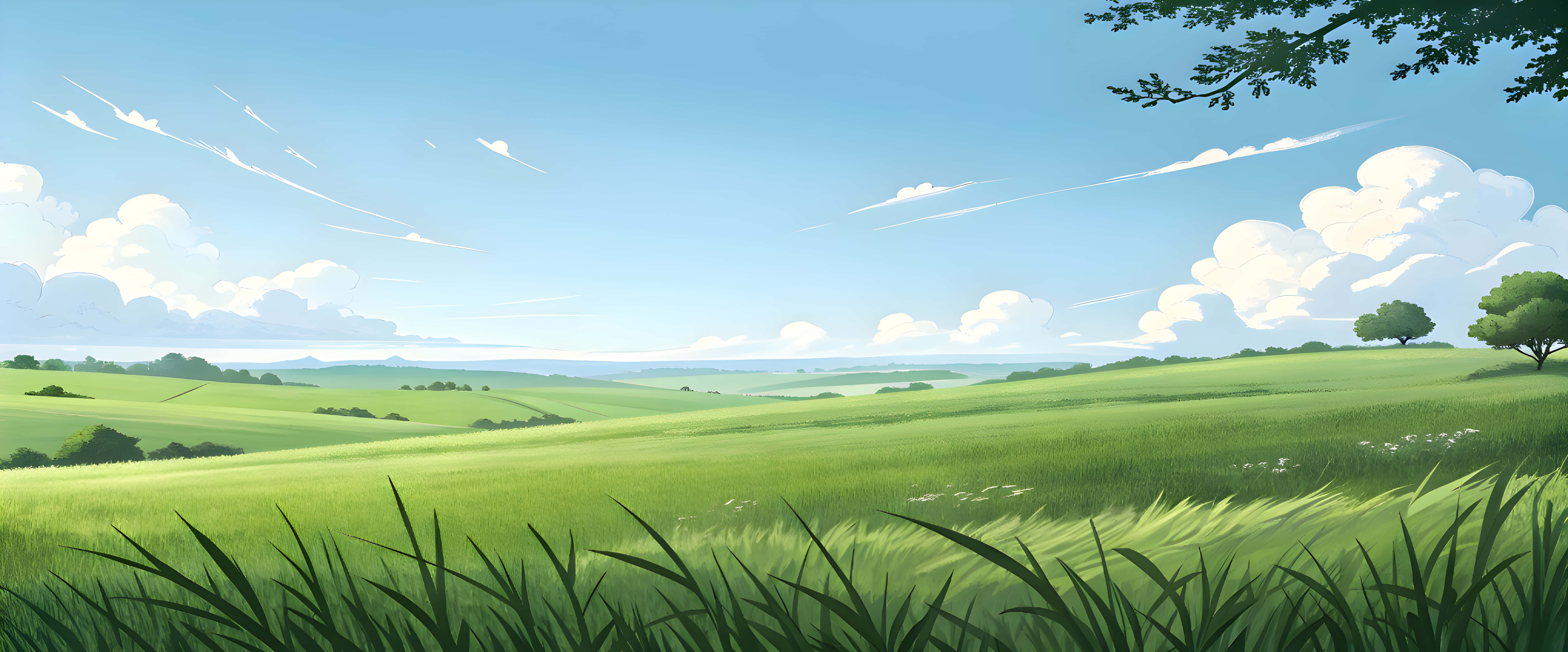 ภาพวาดทิวทัศน์ธรรมชาติสำหรับวอลเปเปอร์เดสก์ท็อป วอลเปเปอร์