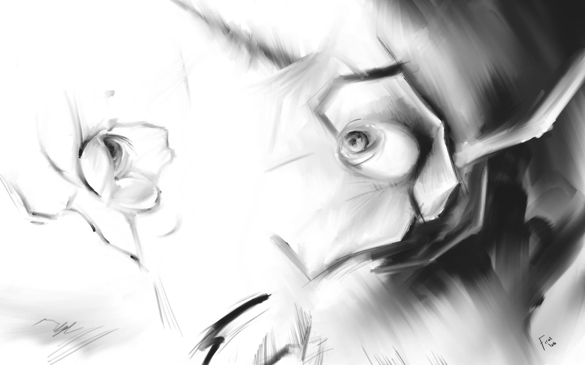 ภาพวาดนามธรรมเท่ๆ วอลเปเปอร์