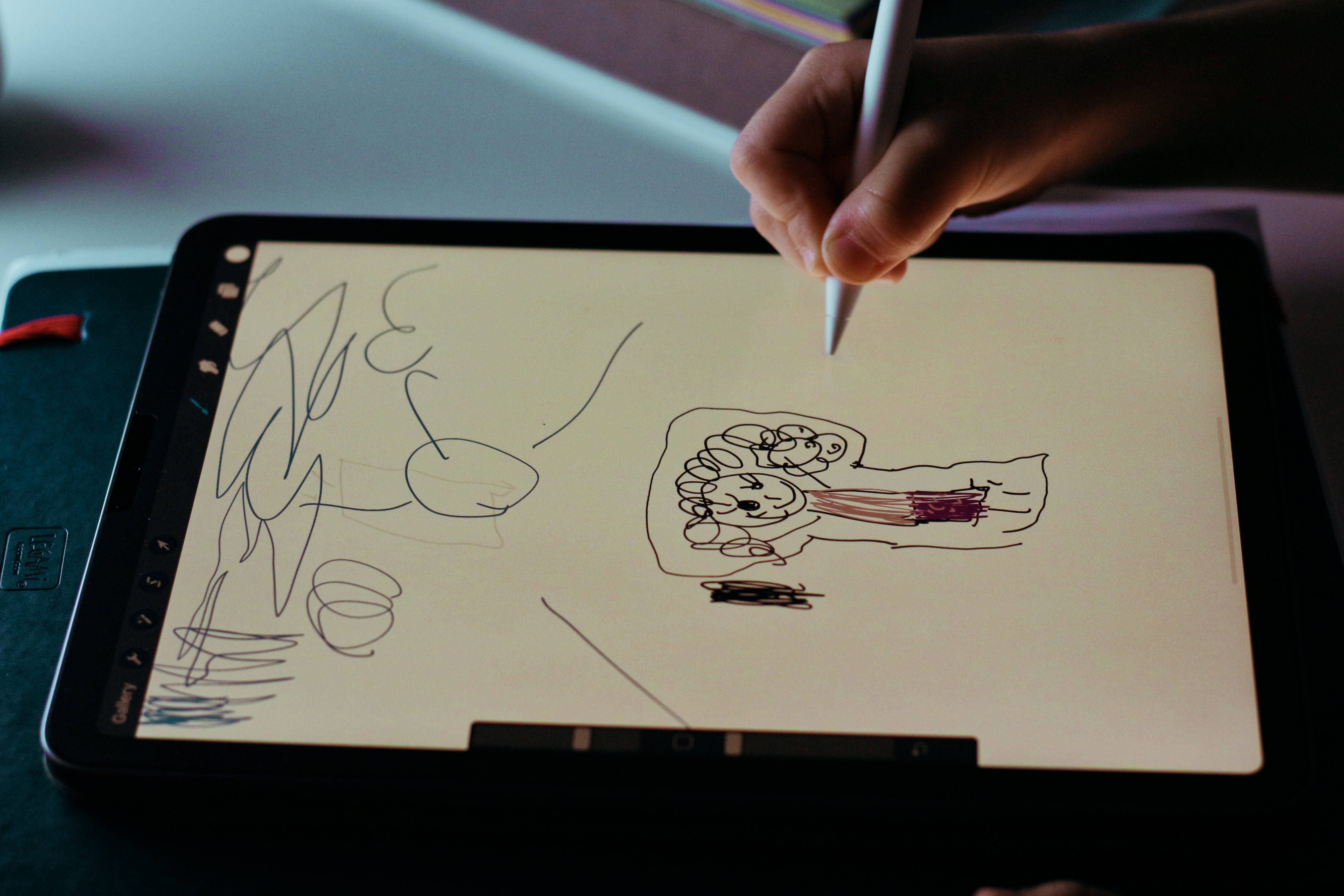 ภาพวาดบนแท็บเล็ตสำหรับ iPad Pro วอลเปเปอร์