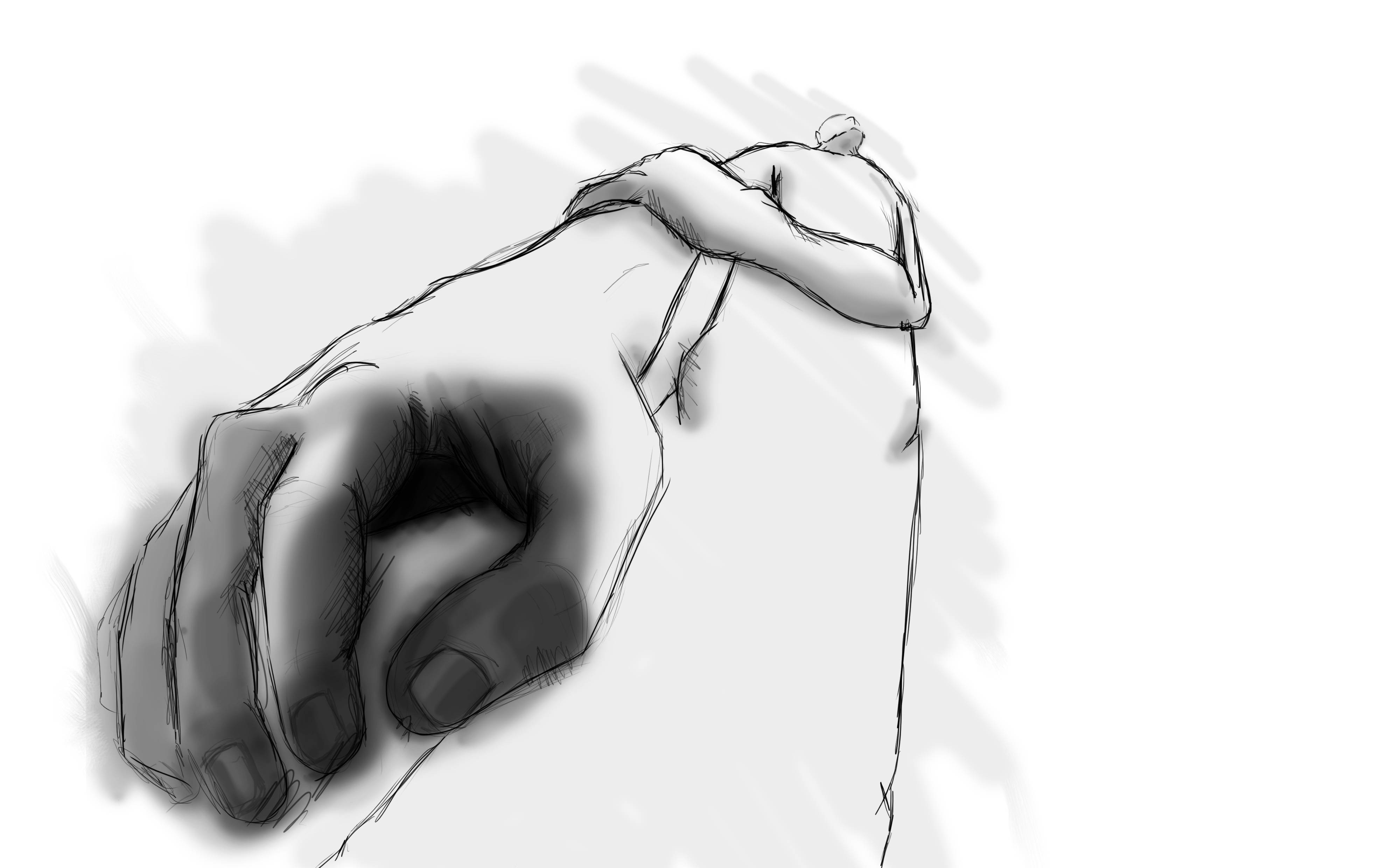 ภาพวาดมุมมองที่ยังไม่เสร็จเจ๋งๆ วอลเปเปอร์