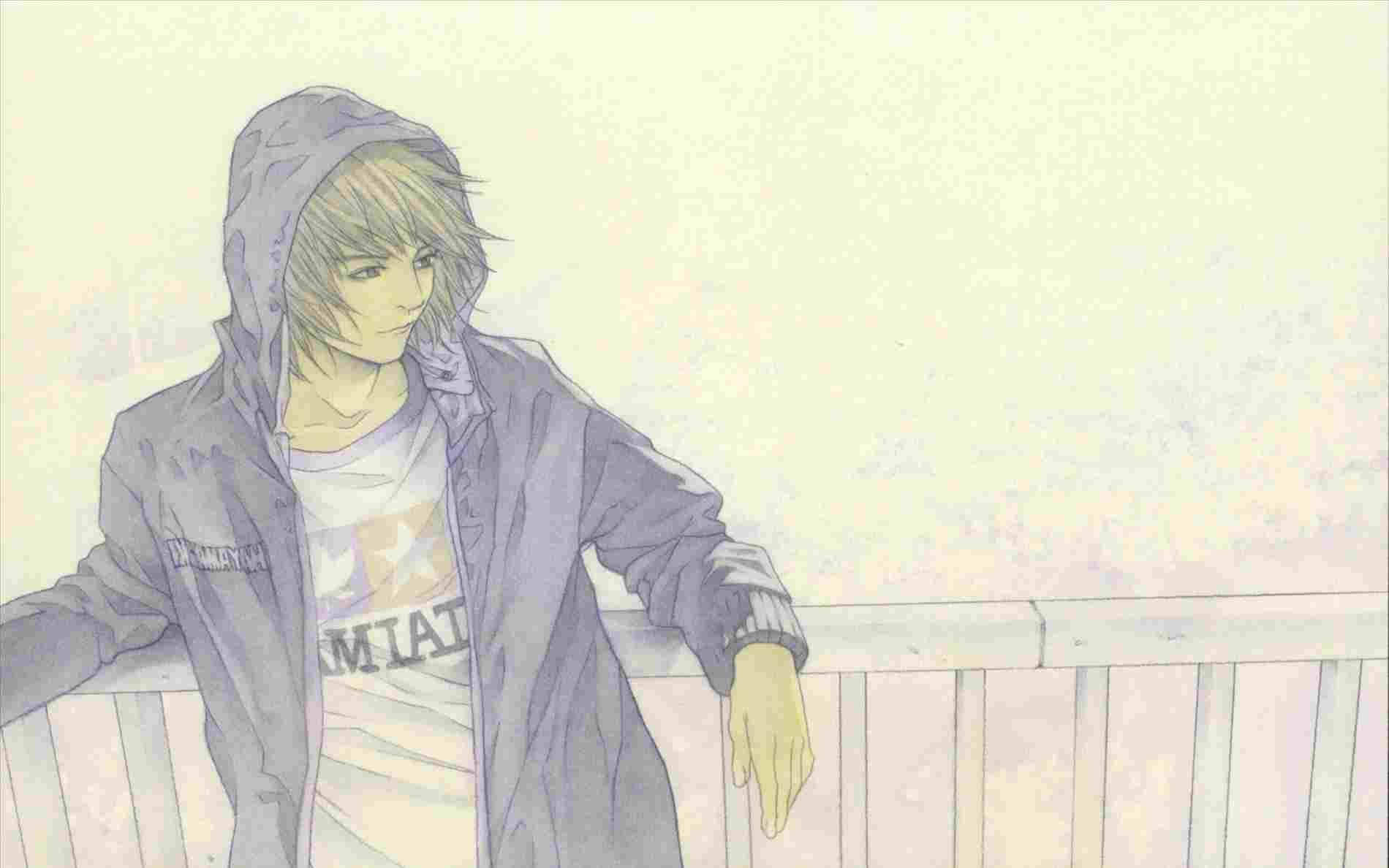 ภาพวาดอนิเมะหนุ่มเท่ วอลเปเปอร์
