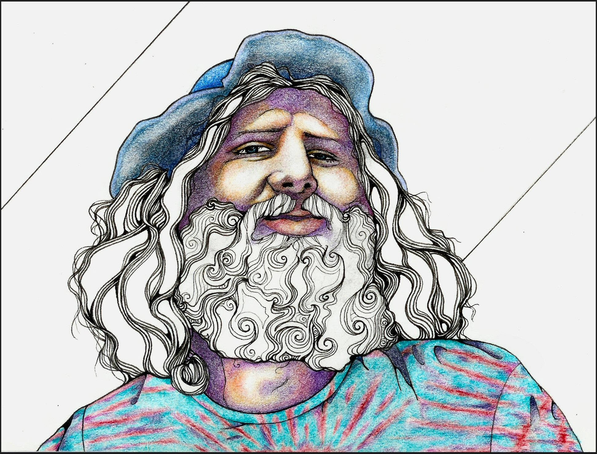 ภาพวาดเท่ๆ ของชายชรา วอลเปเปอร์